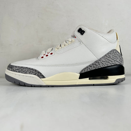 DN3707 100 Jordan 3 Retro White Cement Reimagined [USED] - 10 M (VNDS)