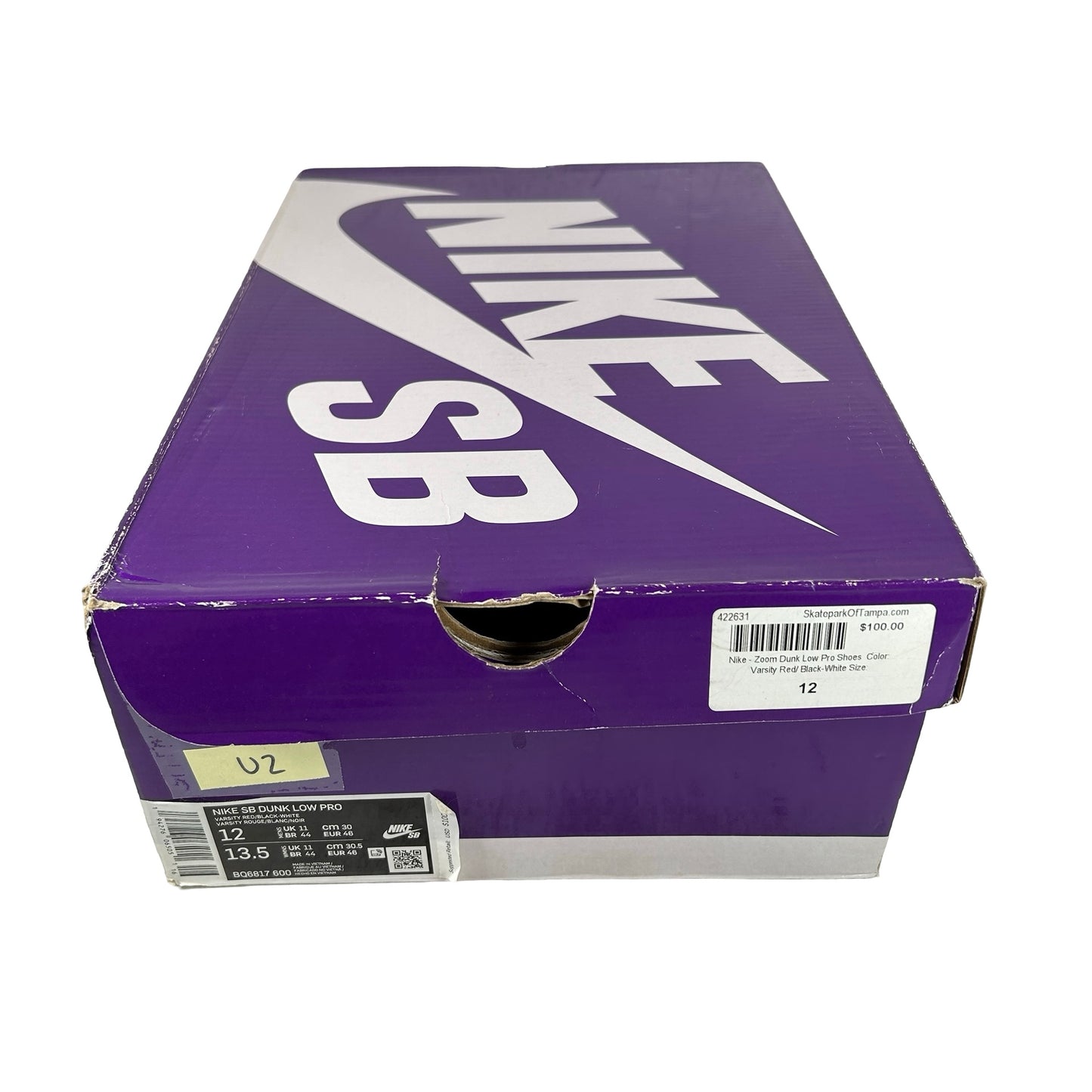 BQ6817 600 Nike SB Dunk Low J-Pack Chicago [USED] - 12 M (Used2)