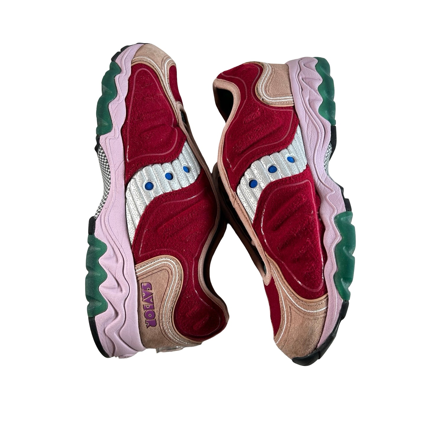 S70922 1 Saucony Matrix Jae Tips No Shoes In The House Burgundy [USED] - 10.5 M (Used) (No Box)