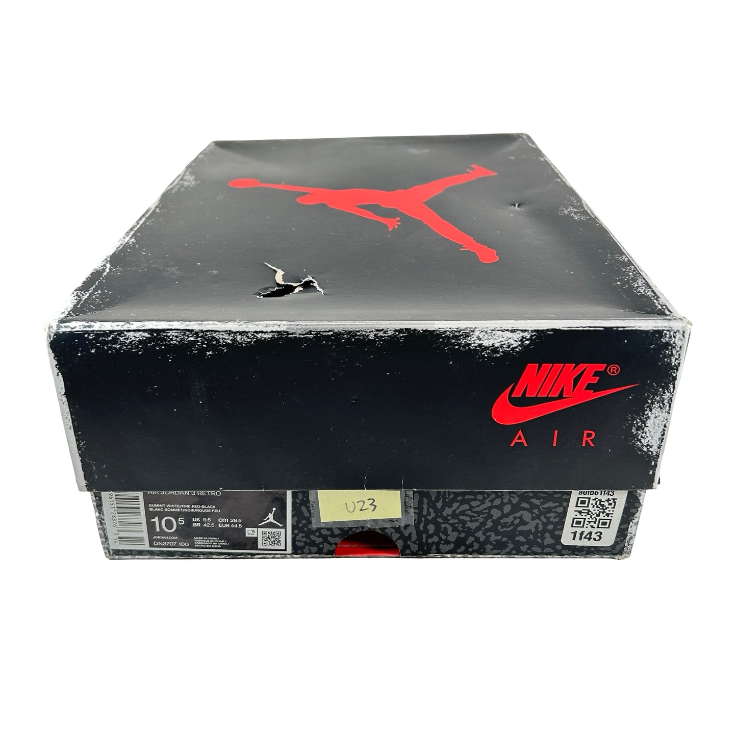 DN3707 100 Jordan 3 Retro White Cement Reimagined [USED] - 10.5 M (Used23)
