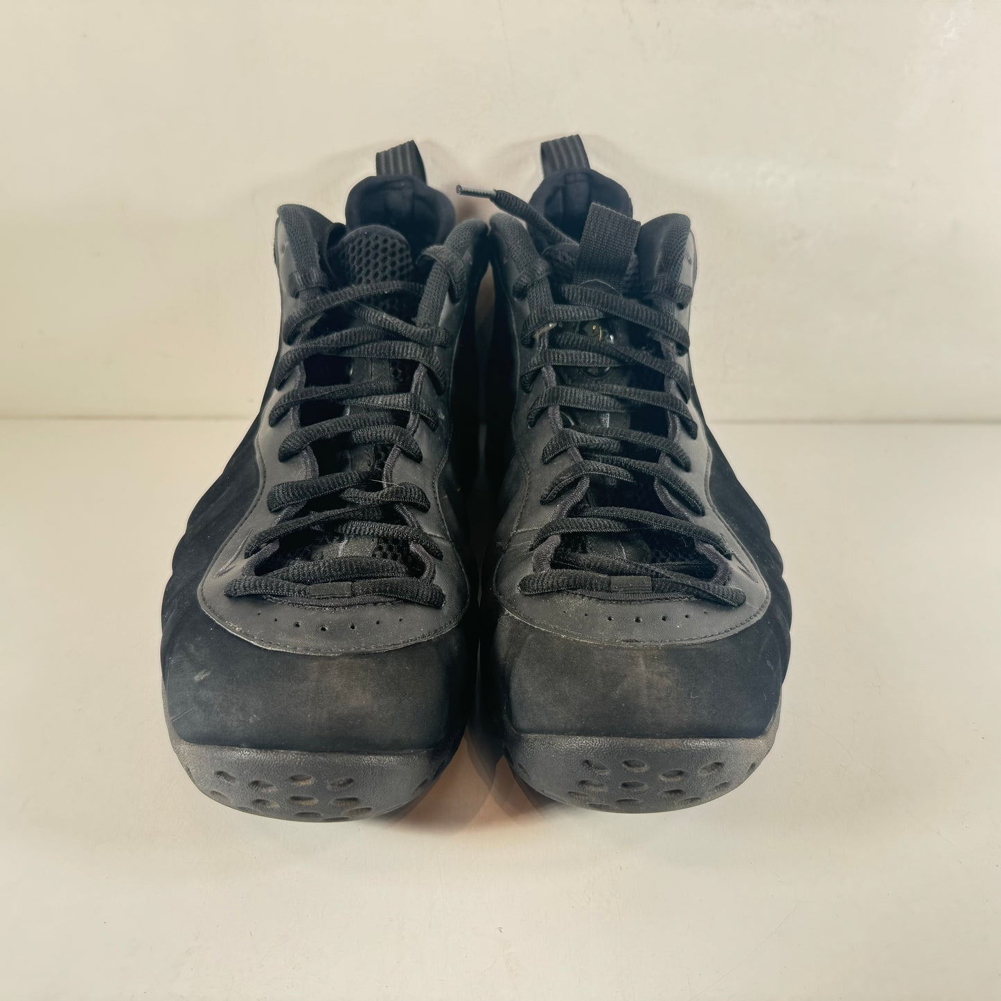 575420 006 Nike Air Foamposite One Black Suede [USED] - 11 M (Used) (No Box)