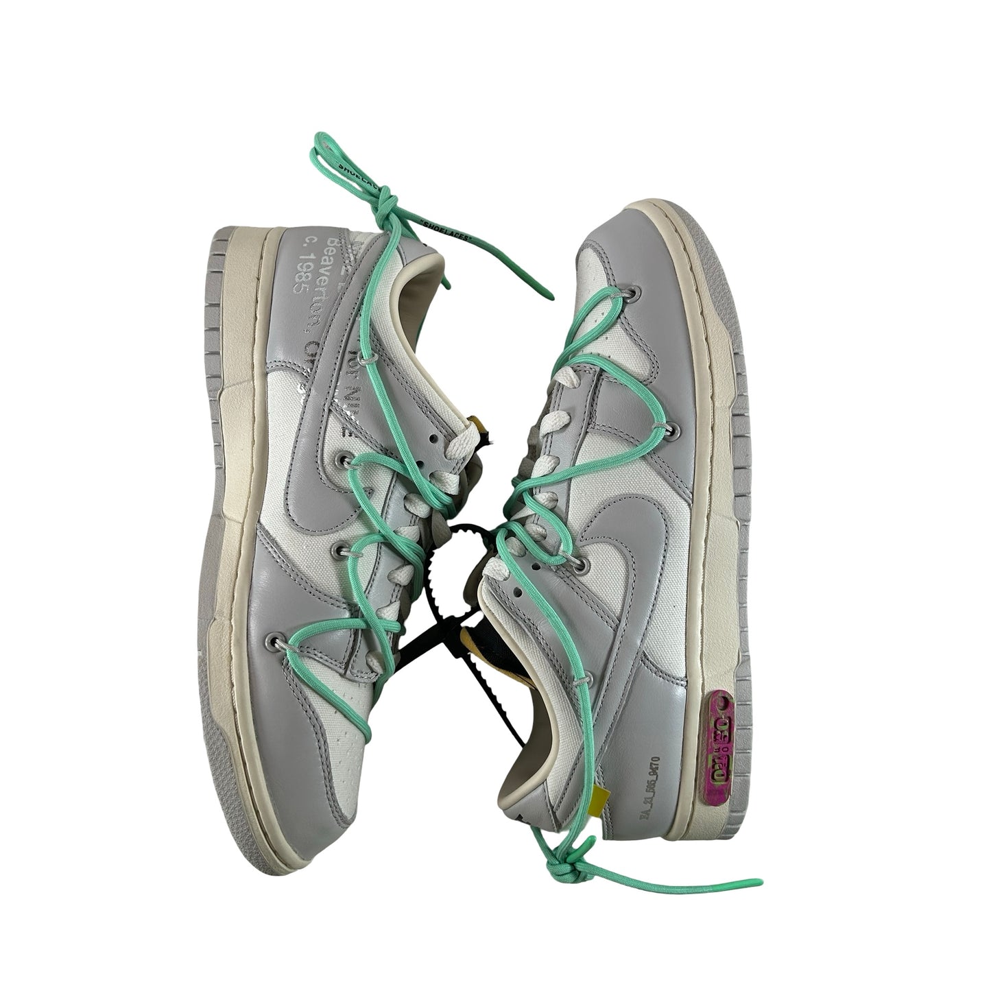 DM1602 114 Nike Dunk Low Off-White Lot 4 [USED] - 9 M (Used)
