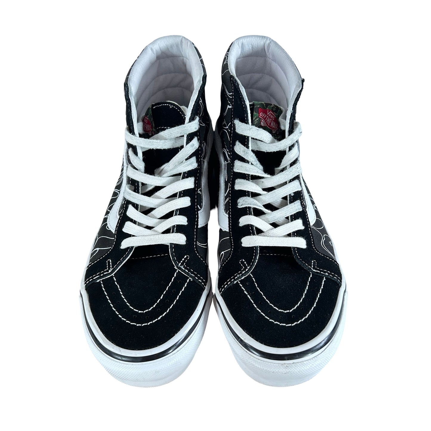 VN0A38GF7BG Vans Sk8-Hi 38 DX Bape Line ABC Camo [USED] - 9.5 M (Used) (No Box)