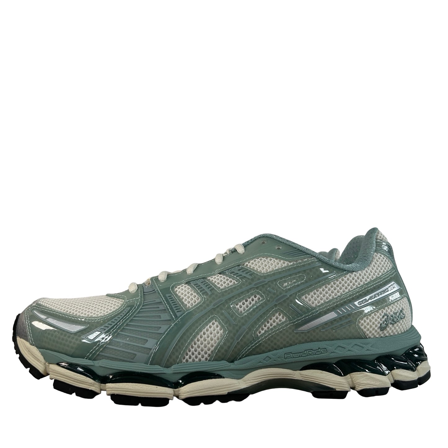 1203A675 100 ASICS Gel-Kayano 12.1 Kith Cream Sage [USED] - 10 M (Used)