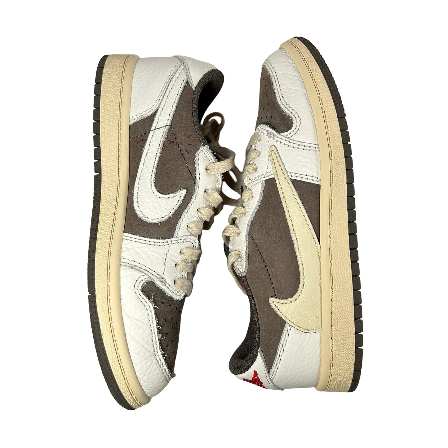 DO5442 162 Jordan 1 Retro Low OG SP Travis Scott Reverse Mocha (PS) [USED] - 1.5 Y (Used) (No Box)