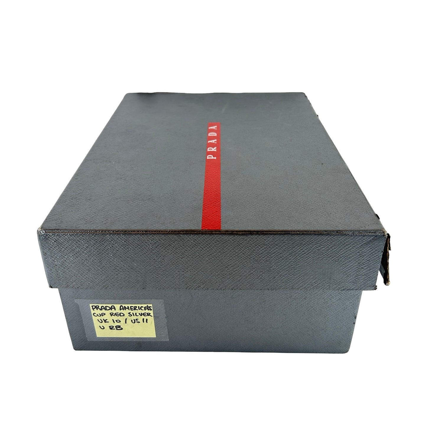 4E3400 ASZ F0F5C Prada America's Cup Red Silver [USED] - UK 10 / US 11 (Used) (Replace Box)
