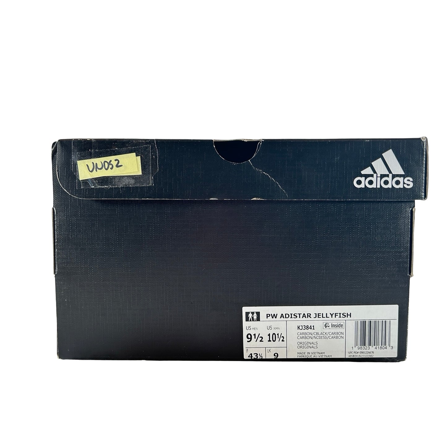 KJ3841 adidas Adistar Jellyfish Pharrell Williams Triple Black [USED] - 9 M (VNDS2)