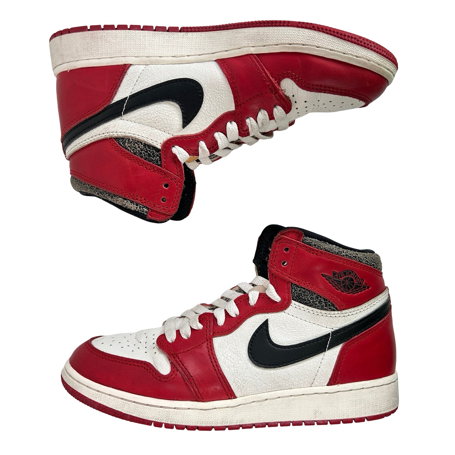 FD1437 612 Jordan 1 Retro High OG Chicago Lost and Found GS [USED] - 5.5 Y (Used) (No Box)