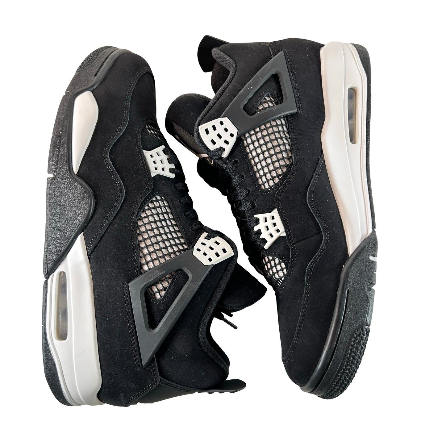 FQ8138 001 Air Jordan 4 Retro White Thunder [USED] - 12 M (Used5)