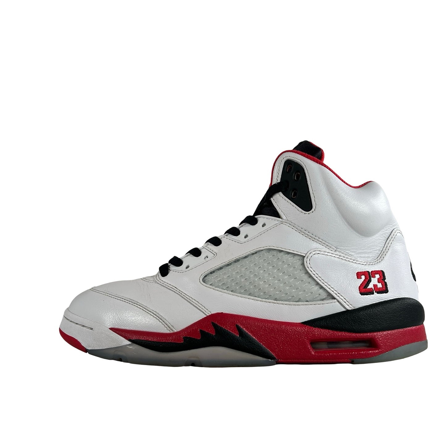 HQ7978 101 Jordan 5 Retro Fire Red Black Tongue (2025) [USED] - 12 M (Used) (Replace Box)