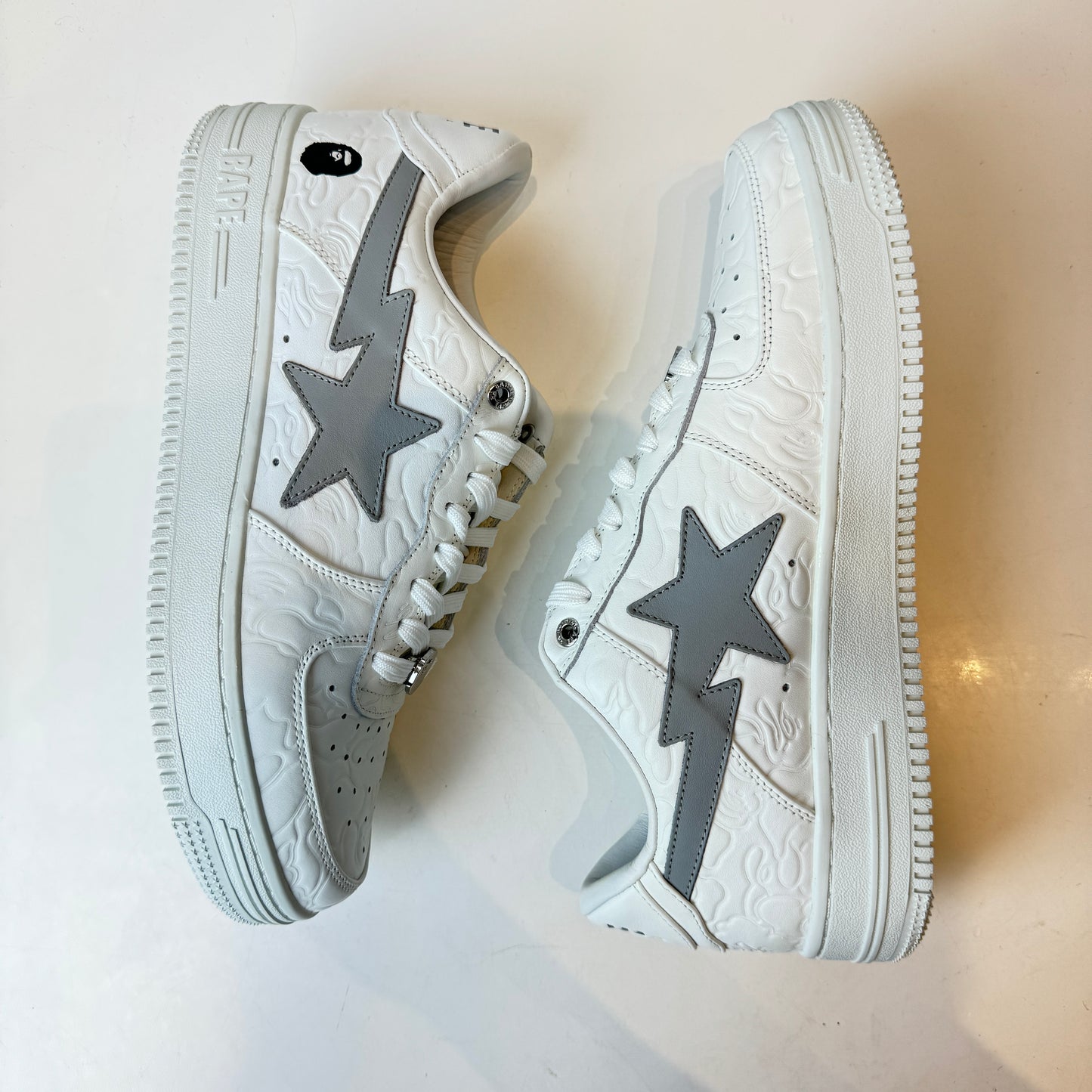 A Bathing Ape Bape Sta Low #3 Line Camo White [USED] - 10 M (VNDS)