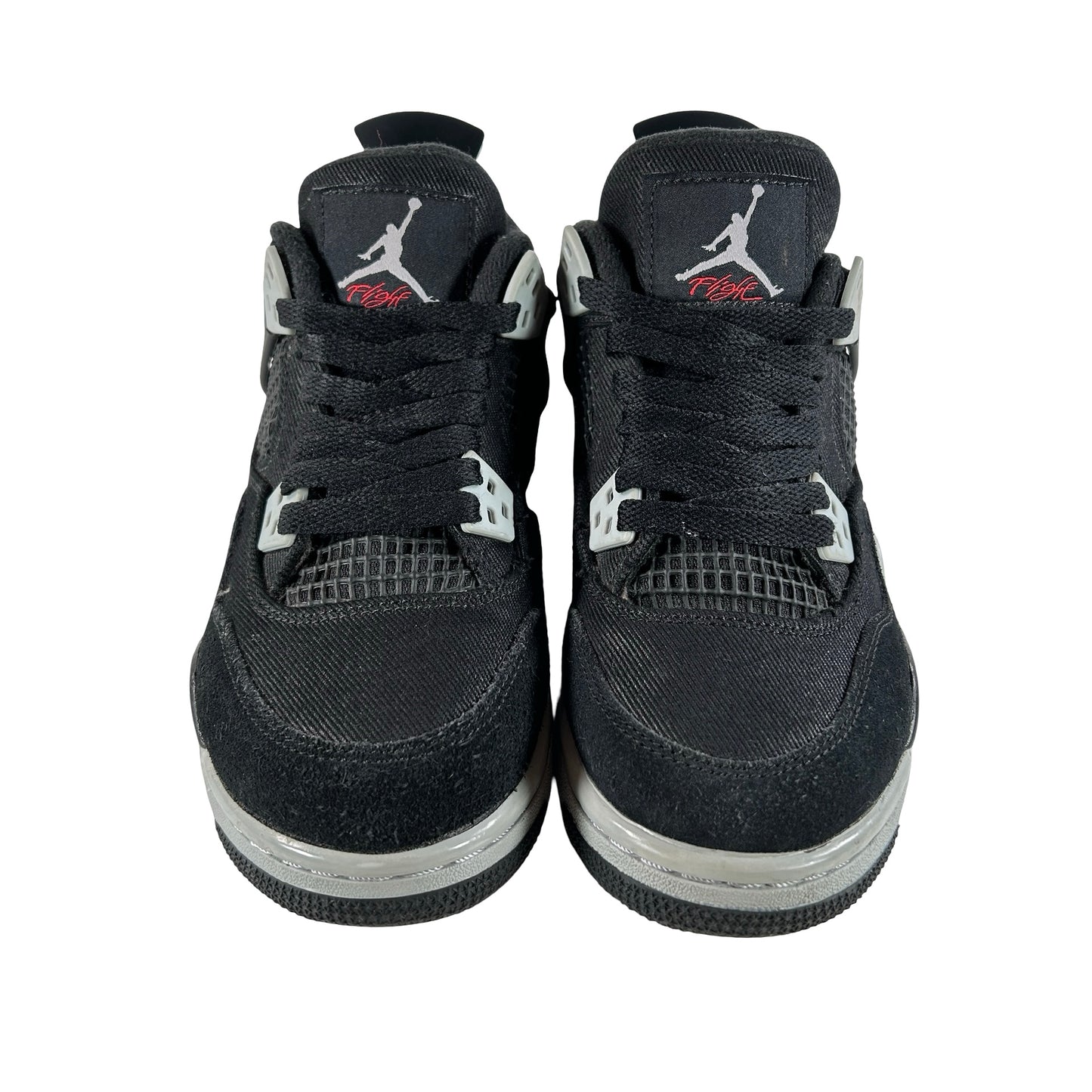 DV0553 006 Jordan 4 Retro Black Canvas GS [USED] - 5 Y (Used) (No Box)