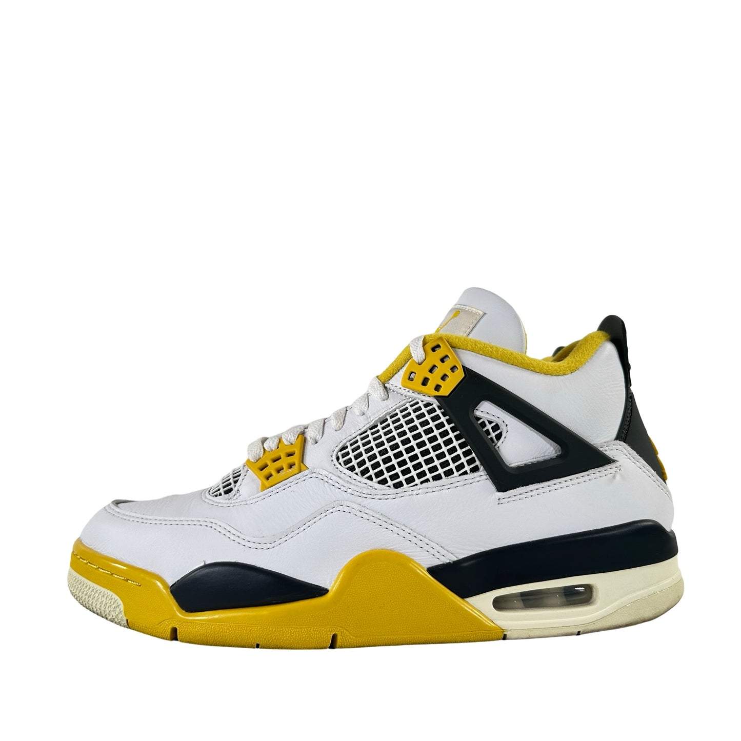 AQ9129 101 Jordan 4 Retro Vivid Sulfur (Women's) [USED] - 10.5 W (Used)
