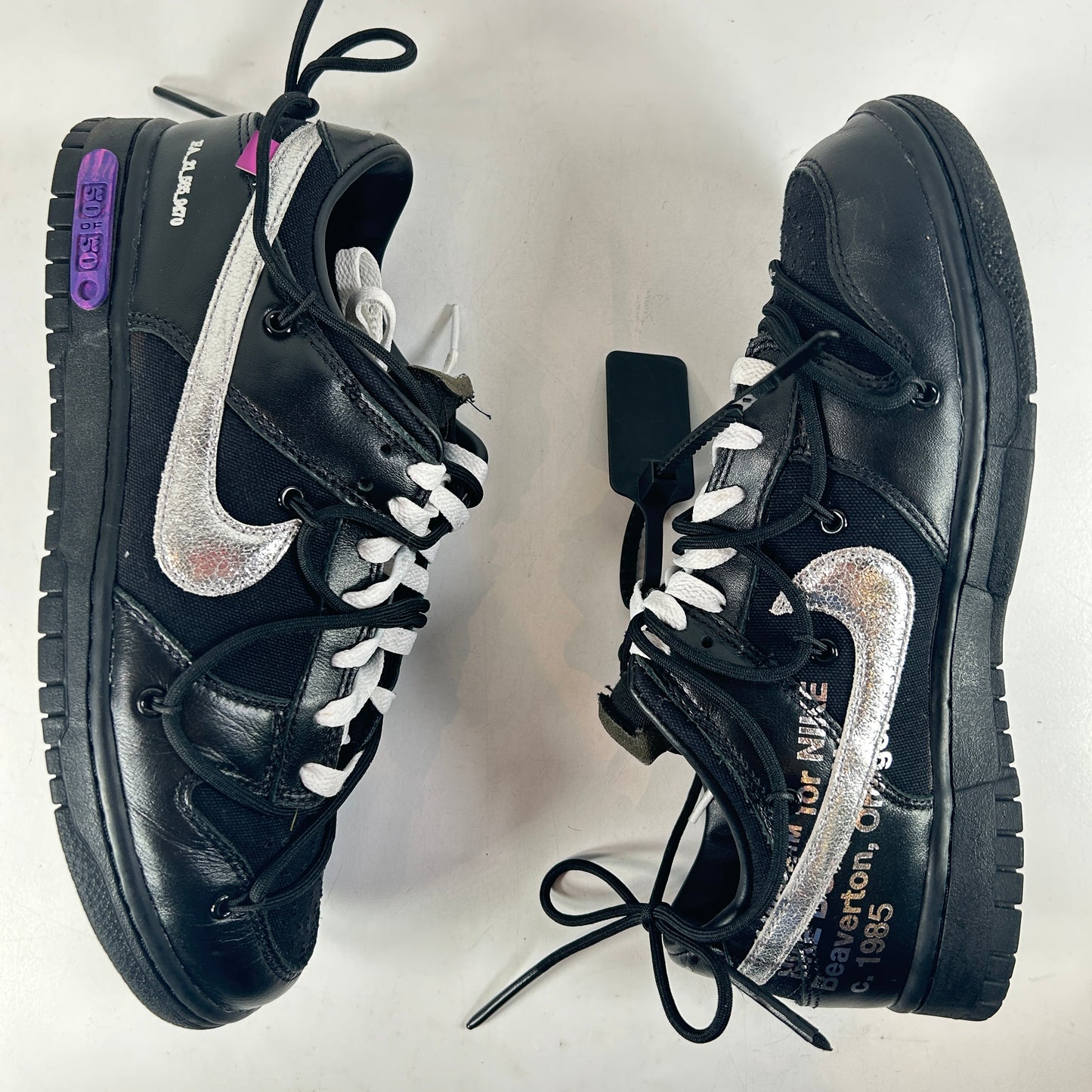 DM1602 001 Nike Dunk Low Off-White Lot 50 [USED] - 8.5 M (Used)