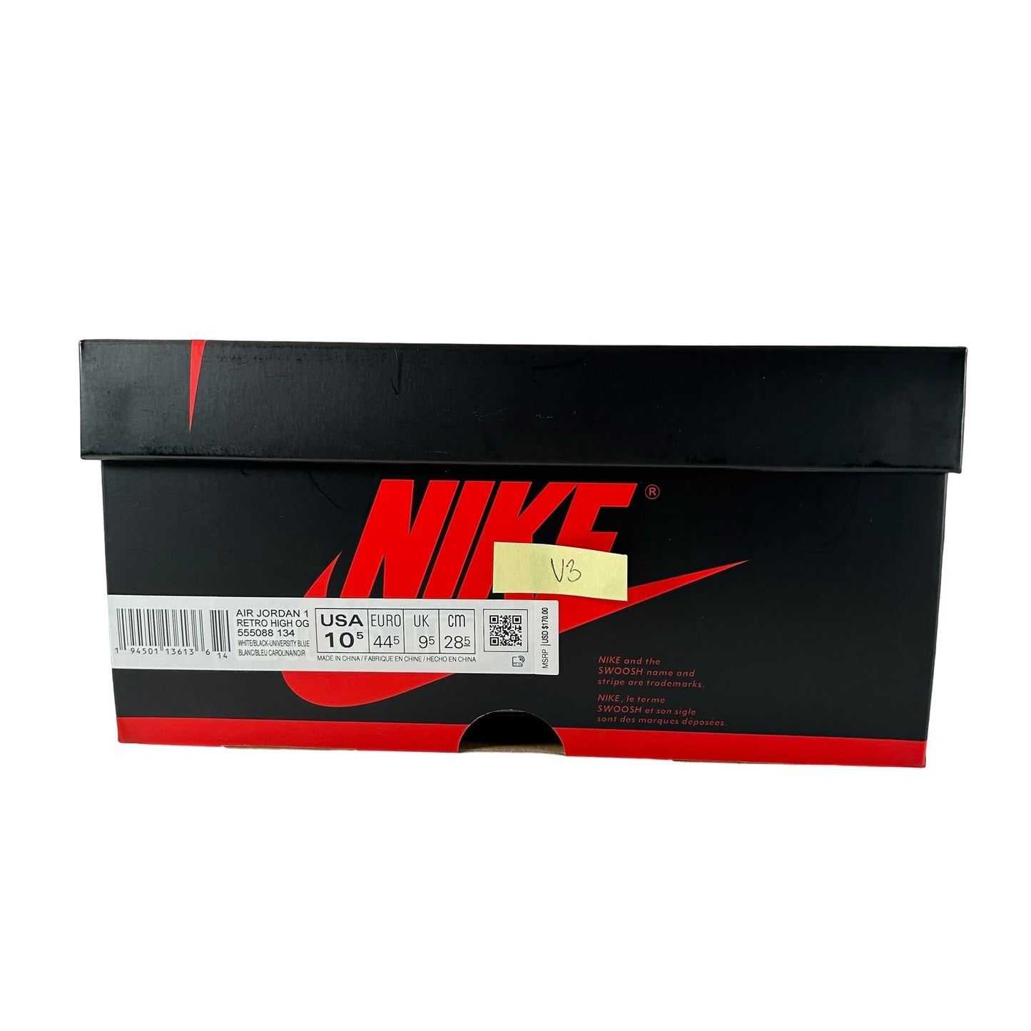 555088 134 Jordan 1 University Blue [USED] - 10.5 M (Used3)