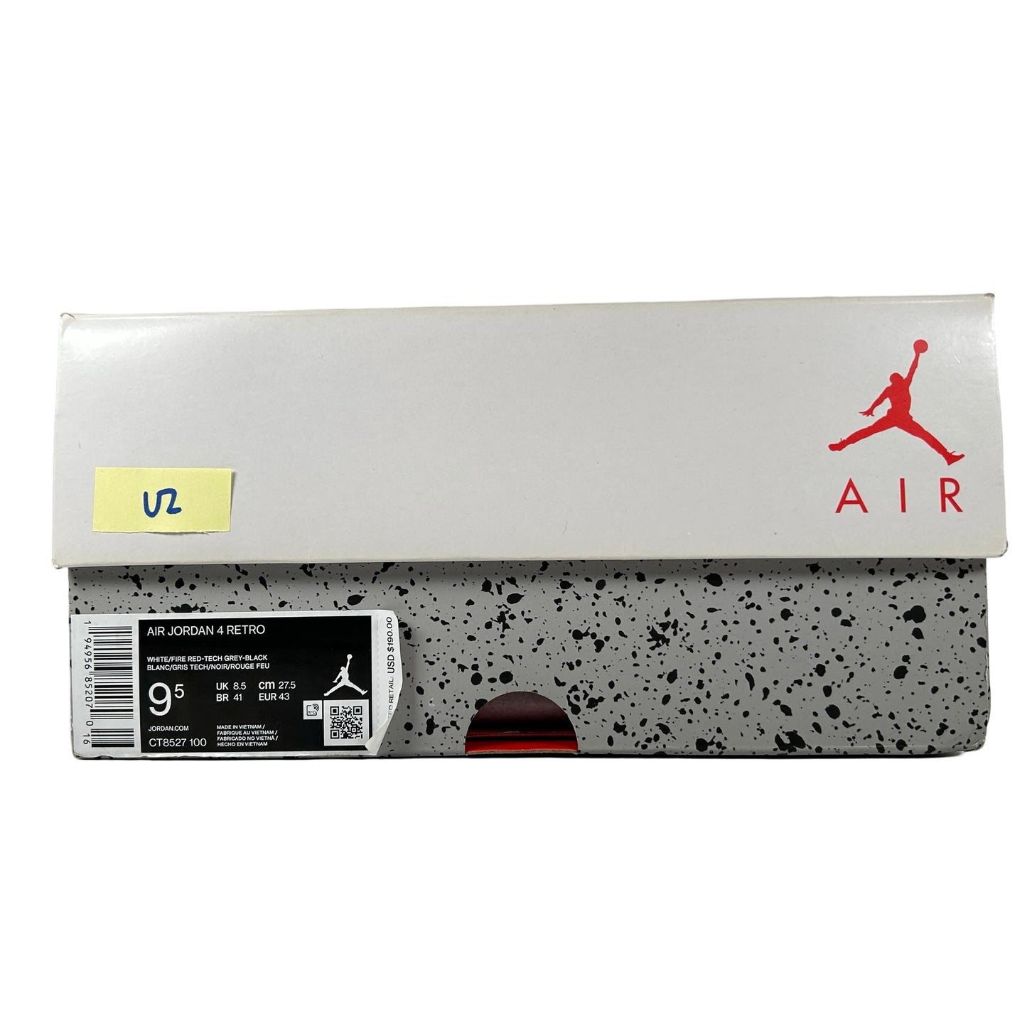 CT8527 100 Jordan 4 Retro White Oreo [USED] - 9.5 M (Used2)