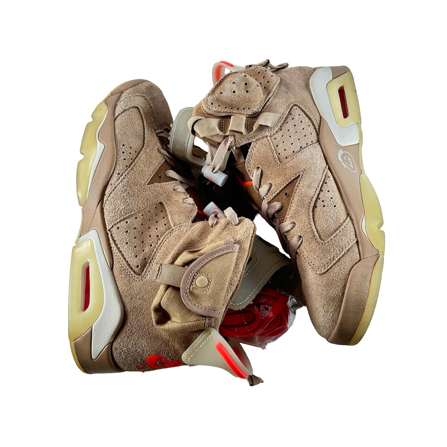 DH0690 200 Jordan 6 Retro Travis Scott British Khaki [USED] - 9 M (Used18)