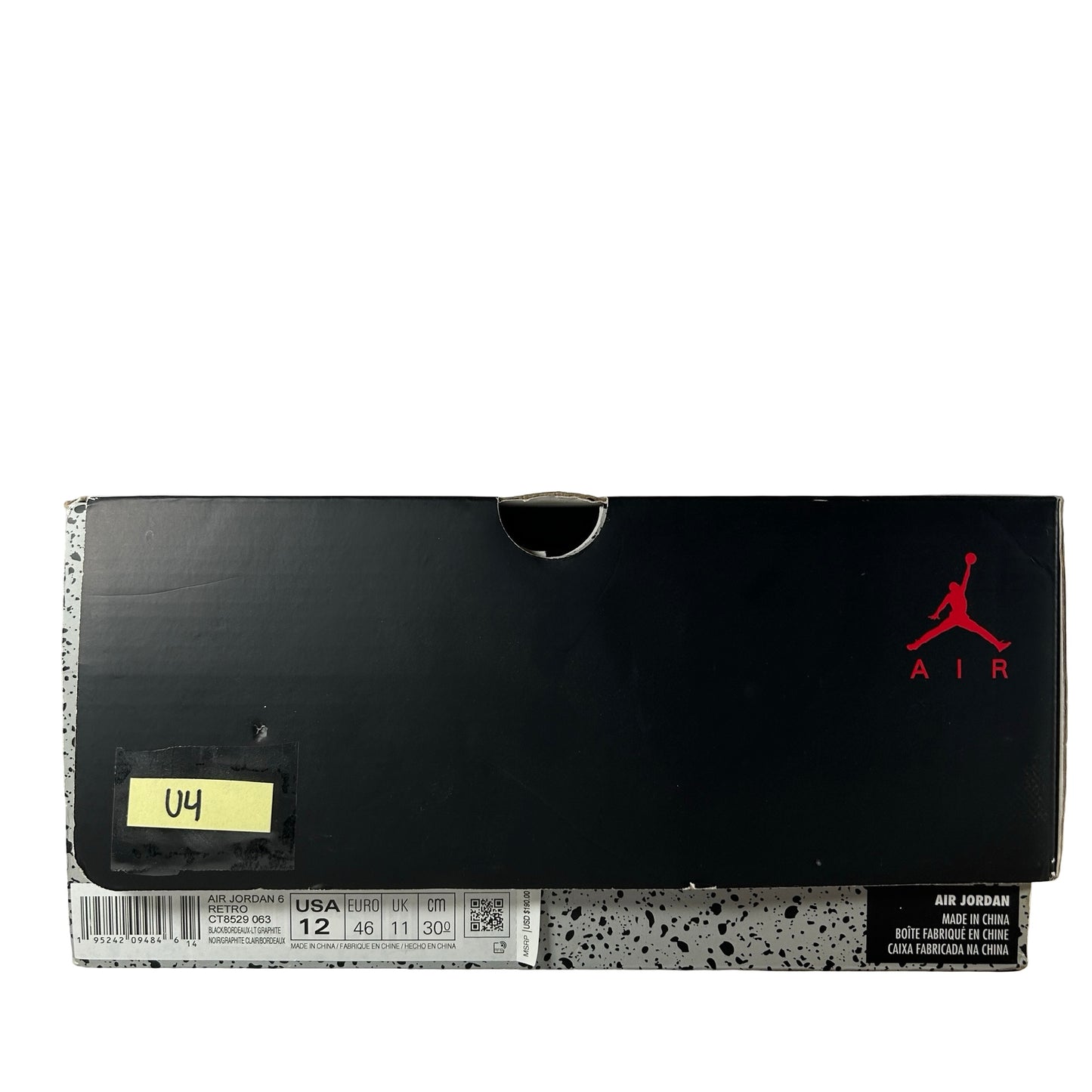 CT8529 063 Jordan 6 Retro Bordeaux [USED] - 12 M (Used4)
