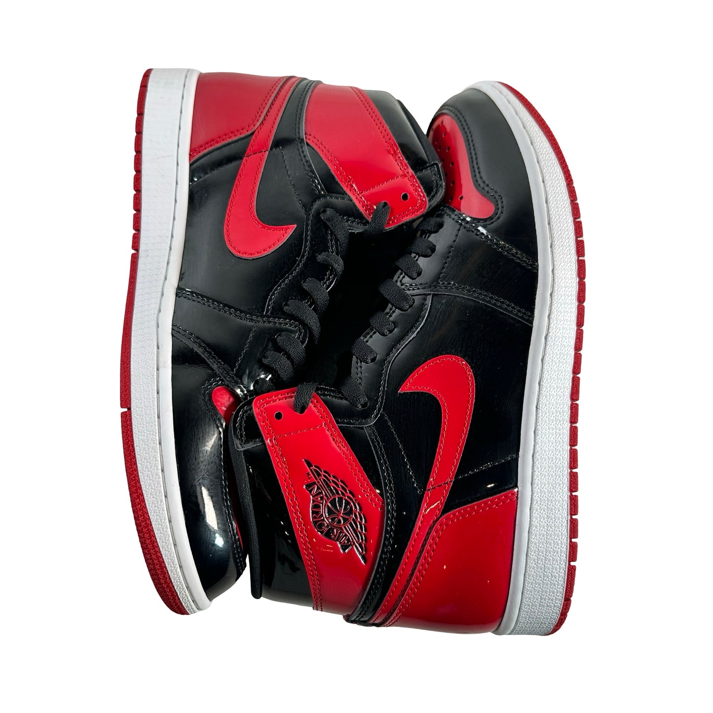 555088 063 Jordan 1 Retro High OG Patent Bred [USED] - 10 M (Used6)