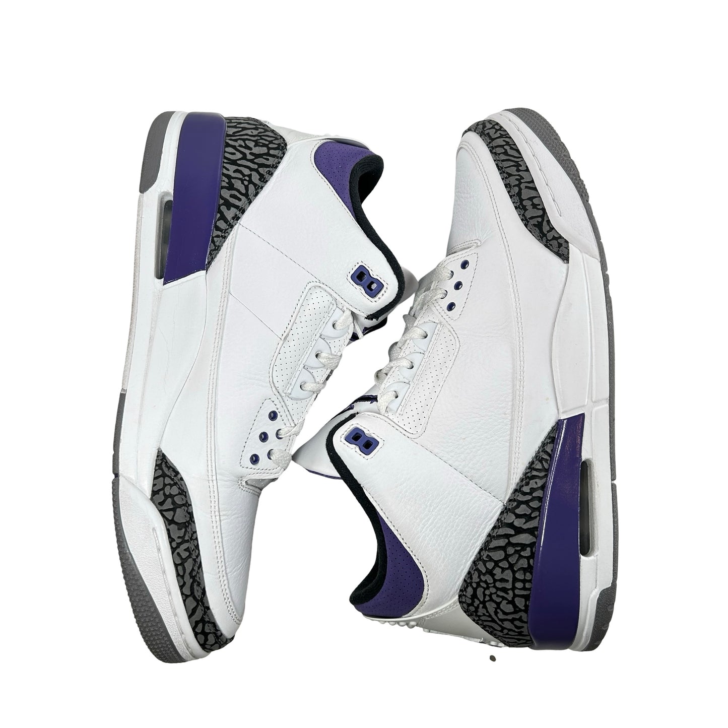 CT8532 105 Jordan 3 Retro Dark Iris [USED] - 13 M (Used2)