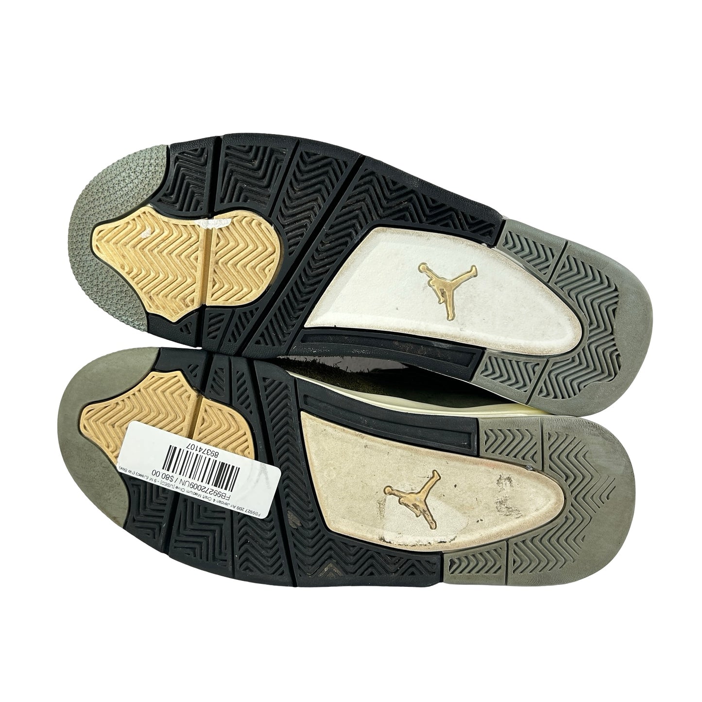 FB9927 200 Air Jordan 4 Craft Medium Olive [USED] - 9 M (Used2) (No Box2)