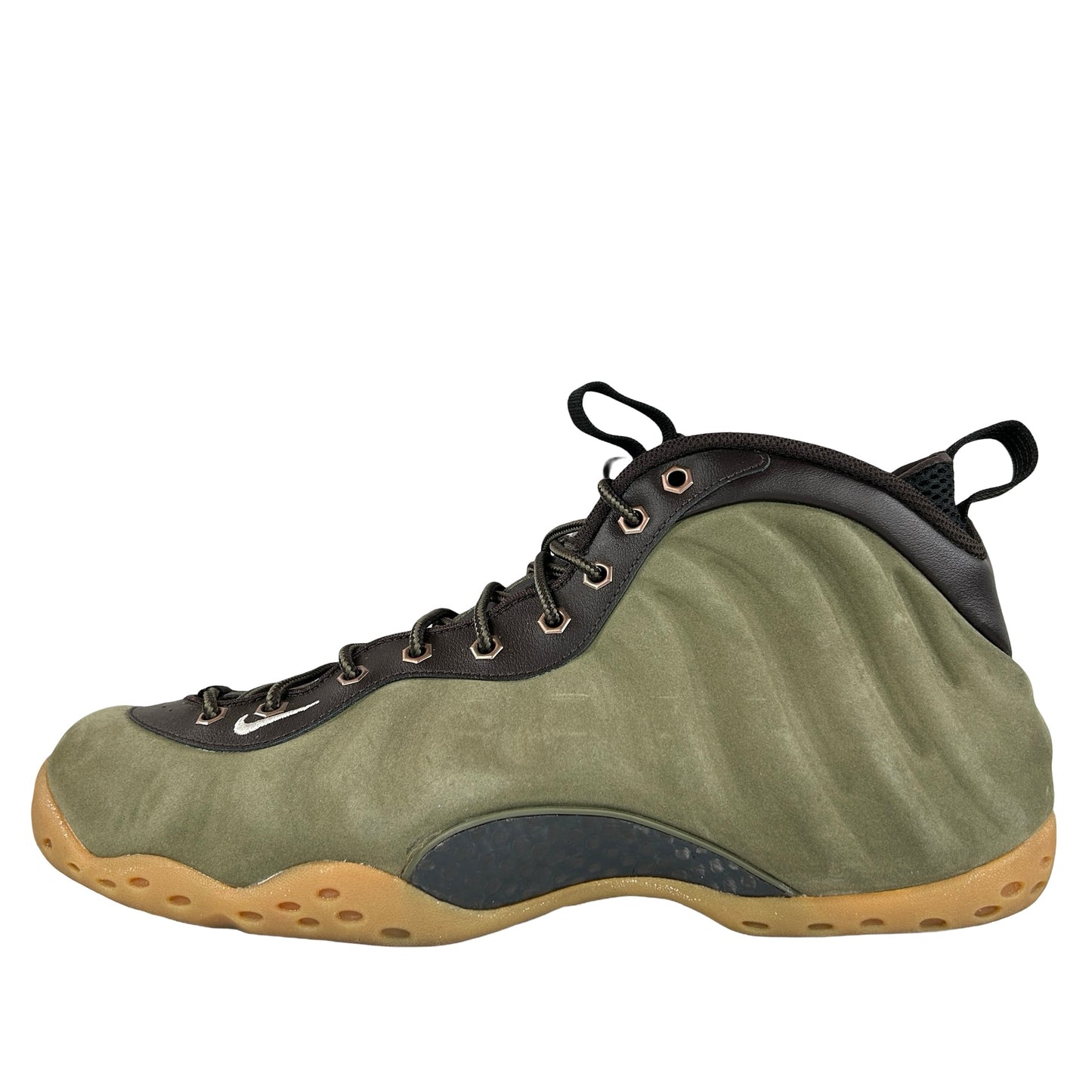575420 200 Nike Air Foamposite One Olive [USED] - 12 M (Used) (Replace Box)