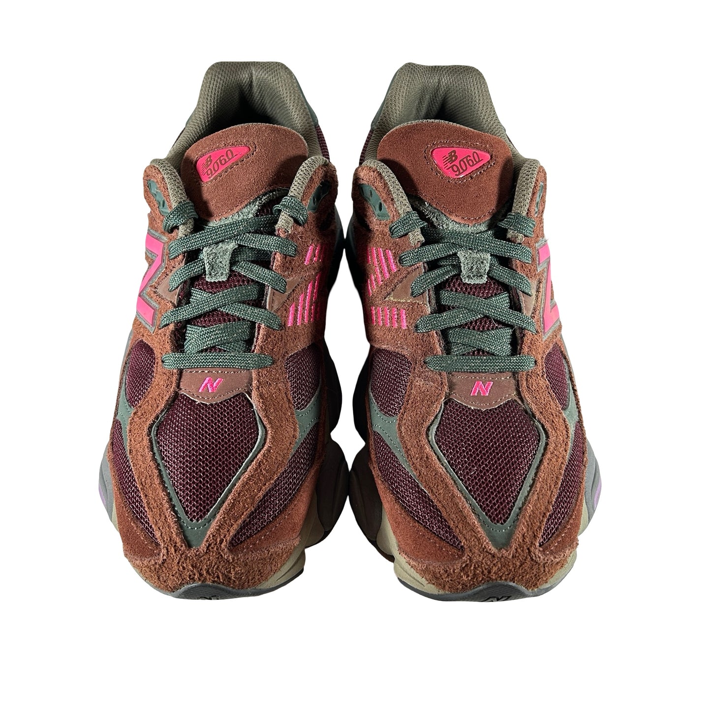 U9060BUR New Balance 9060 Rich Oak Burgundy [USED] - 9.5 M (Used)