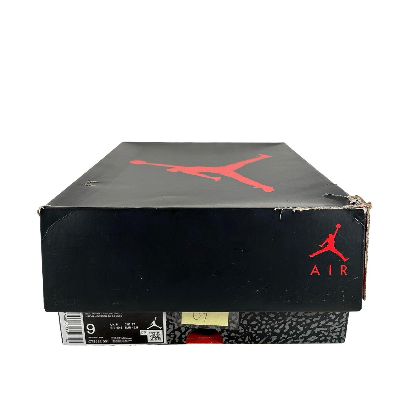 CT8532 001 Jordan 3 Retro Black Cat (2025) [USED] - 9 M (Used7)