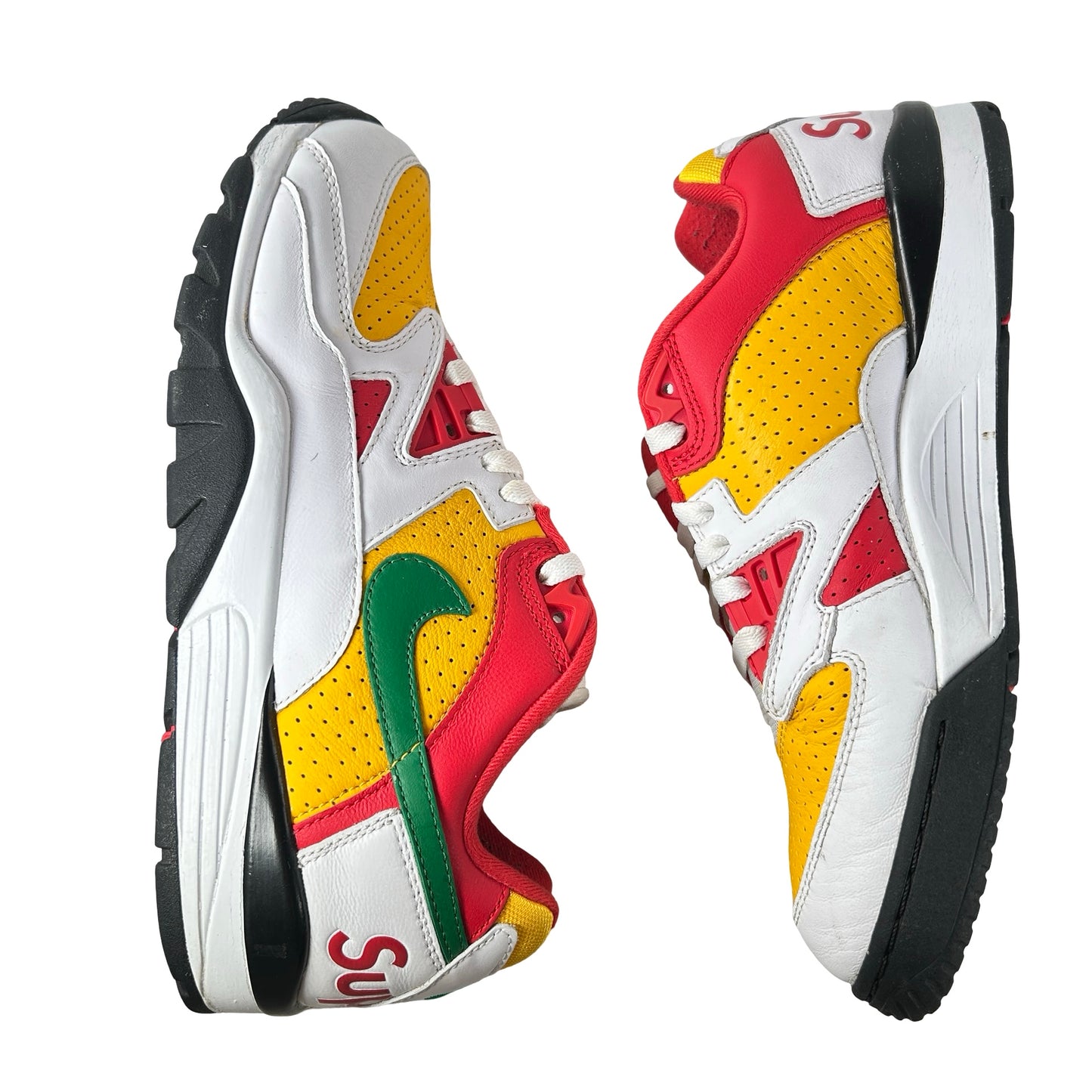 CJ5291 100 Nike Cross Trainer Low Supreme White Yellow Red [USED] - 10.5 M (Used)