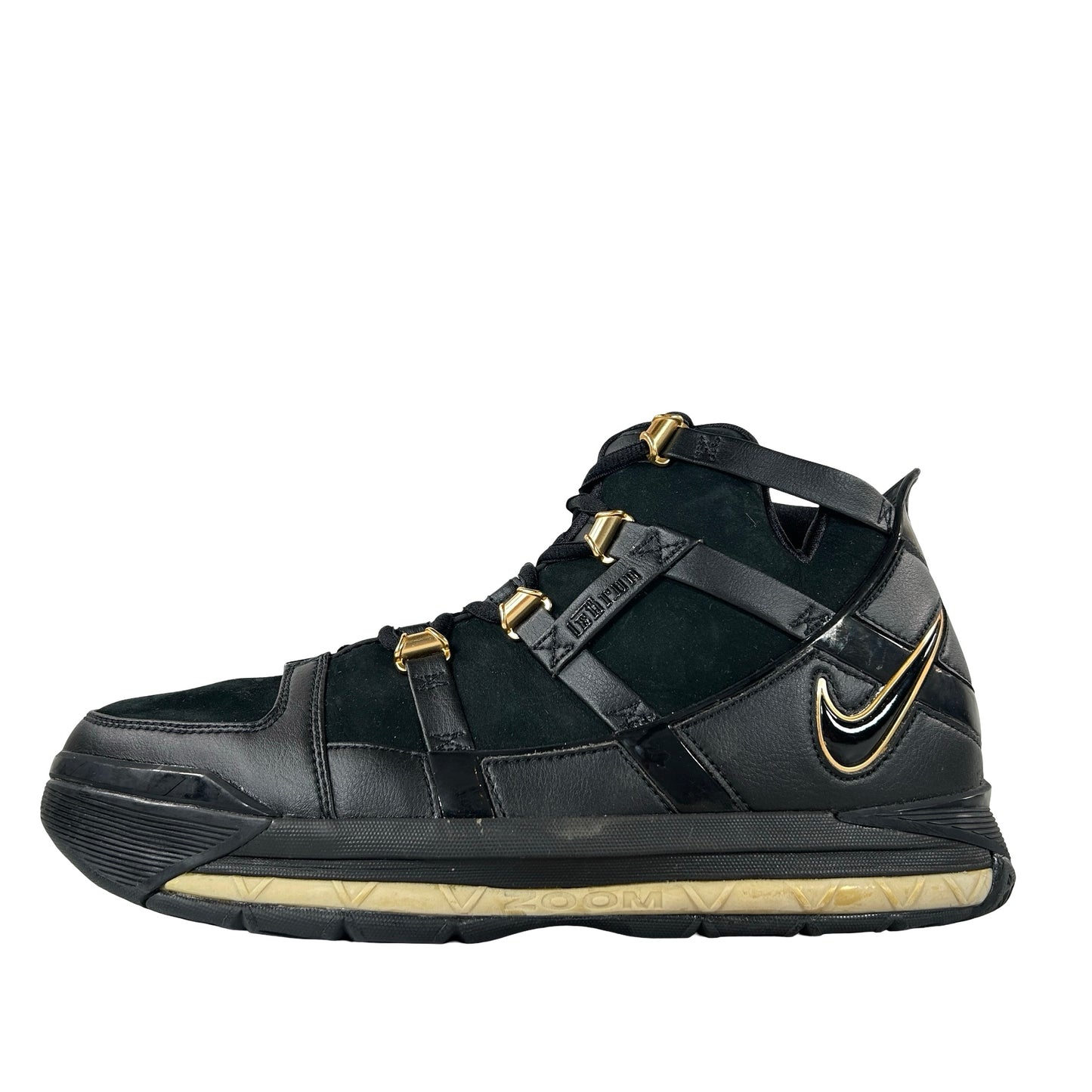 AO2434 001 Nike LeBron 3 Black Gold (2018) [USED] - 10 M (Used)