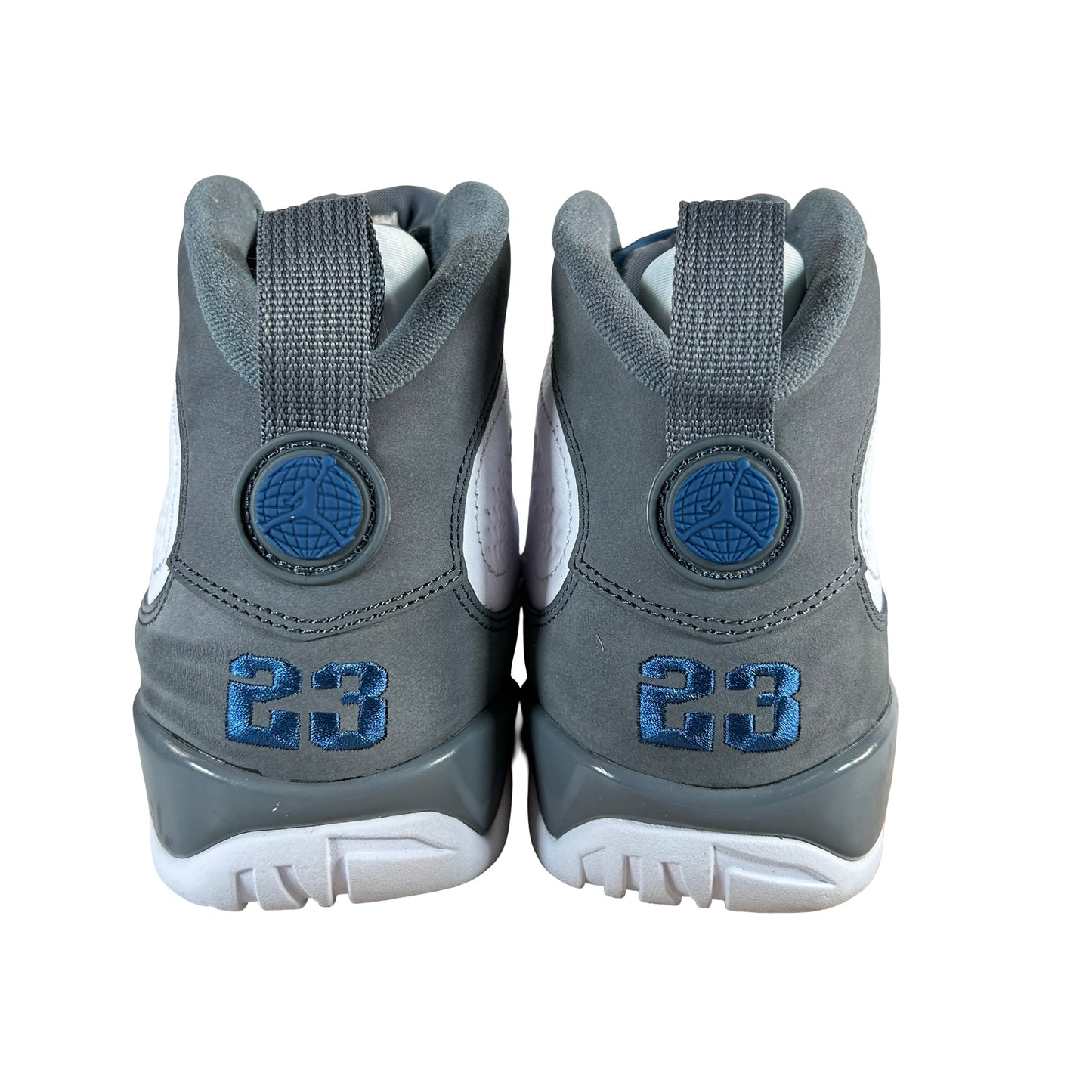HV4794 100 Jordan 9 Retro Flint Grey French Blue (2026) [USED] - 10 M (Used)