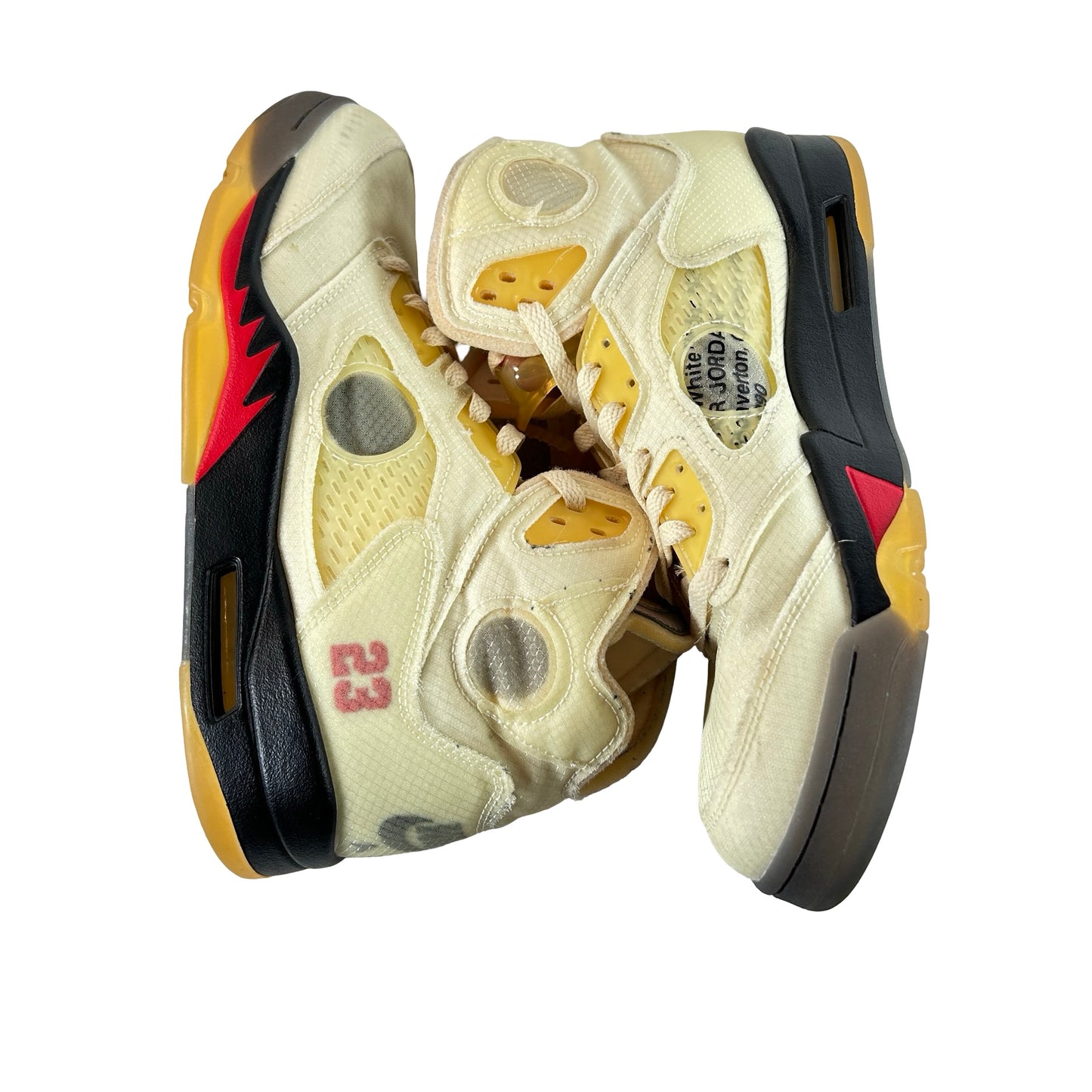 DH8565 100 Jordan 5 Retro Off-White Sail [USED] - 10.5 M (Used9)