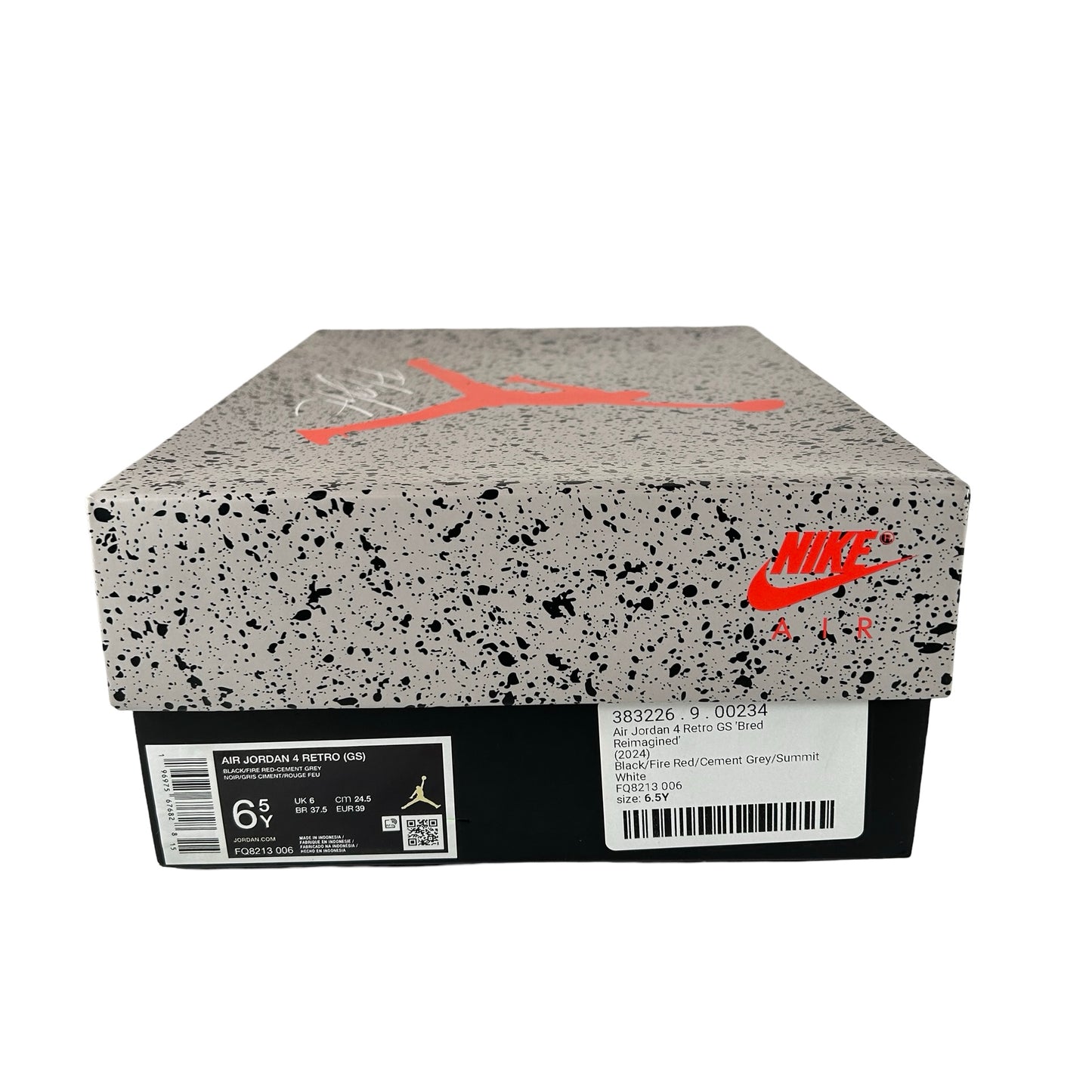 FQ8213 006 Jordan 4 Retro Bred Reimagined (GS) [USED] - 6.5 Y (Used)