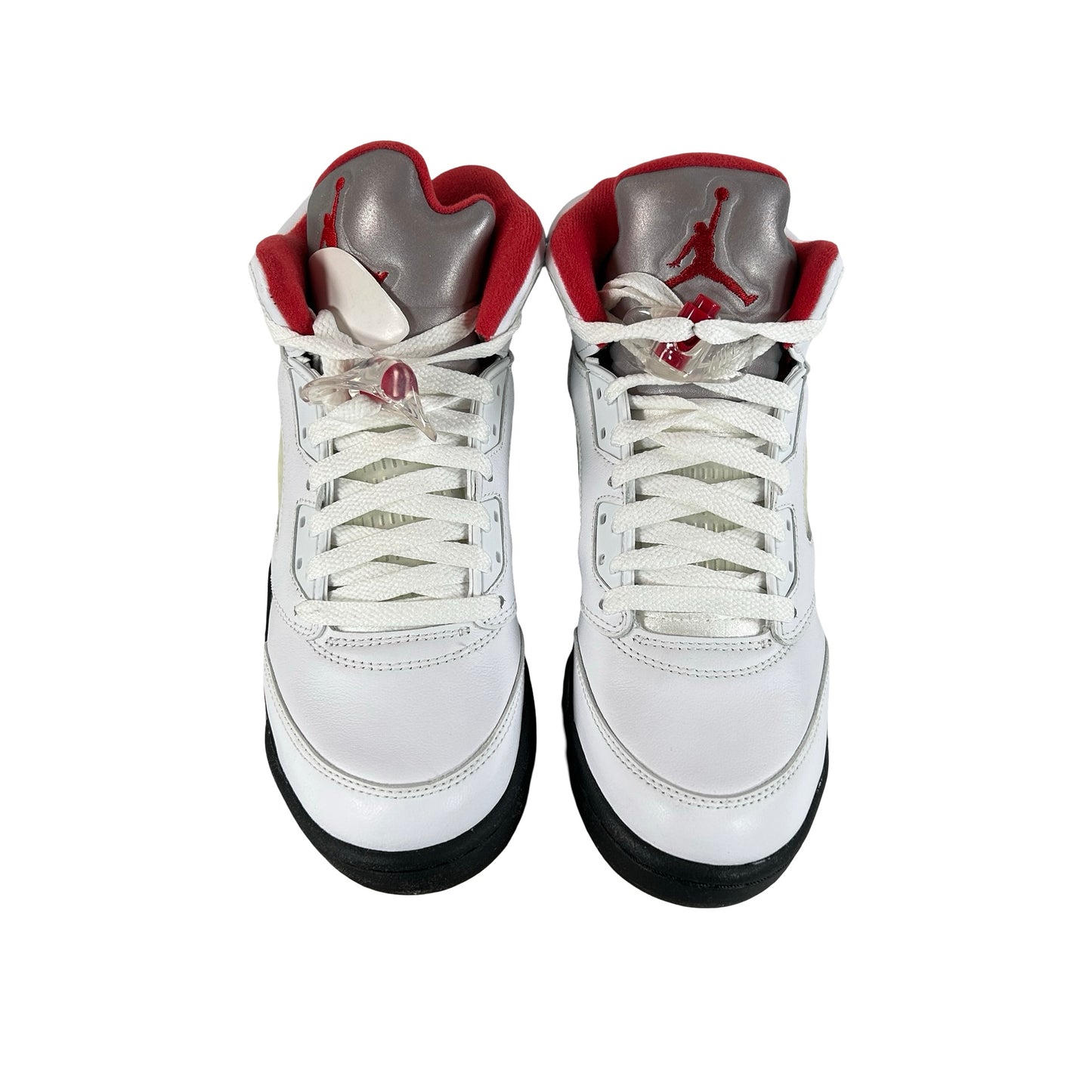 440888 102 Jordan 5 Retro Fire Red Silver Tongue (2020) (GS) [CONDITIONAL] - 6 Y (Yellowing) (Replace Box)