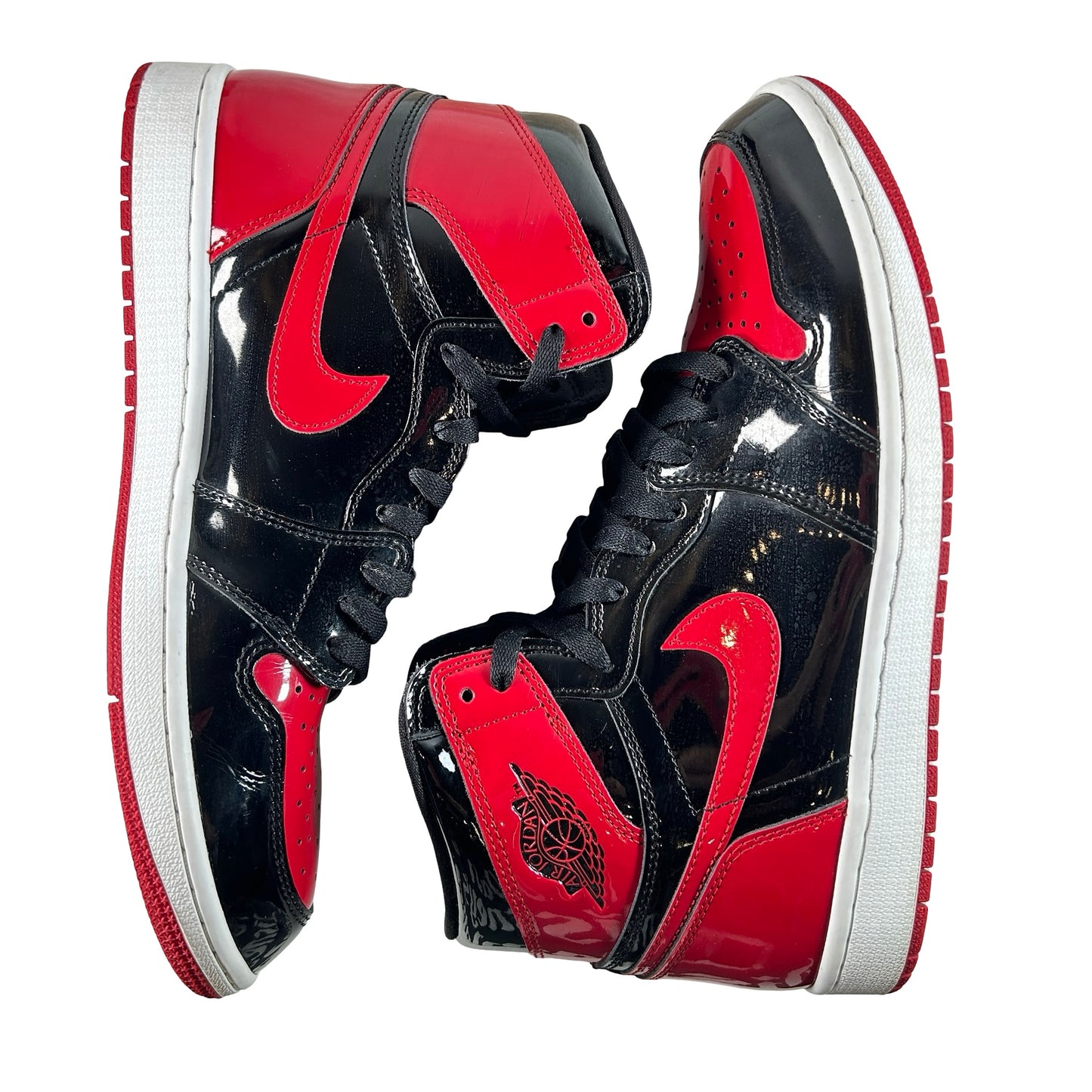555088 063 Jordan 1 Retro High OG Patent Bred [USED] - 11 M (Used6)