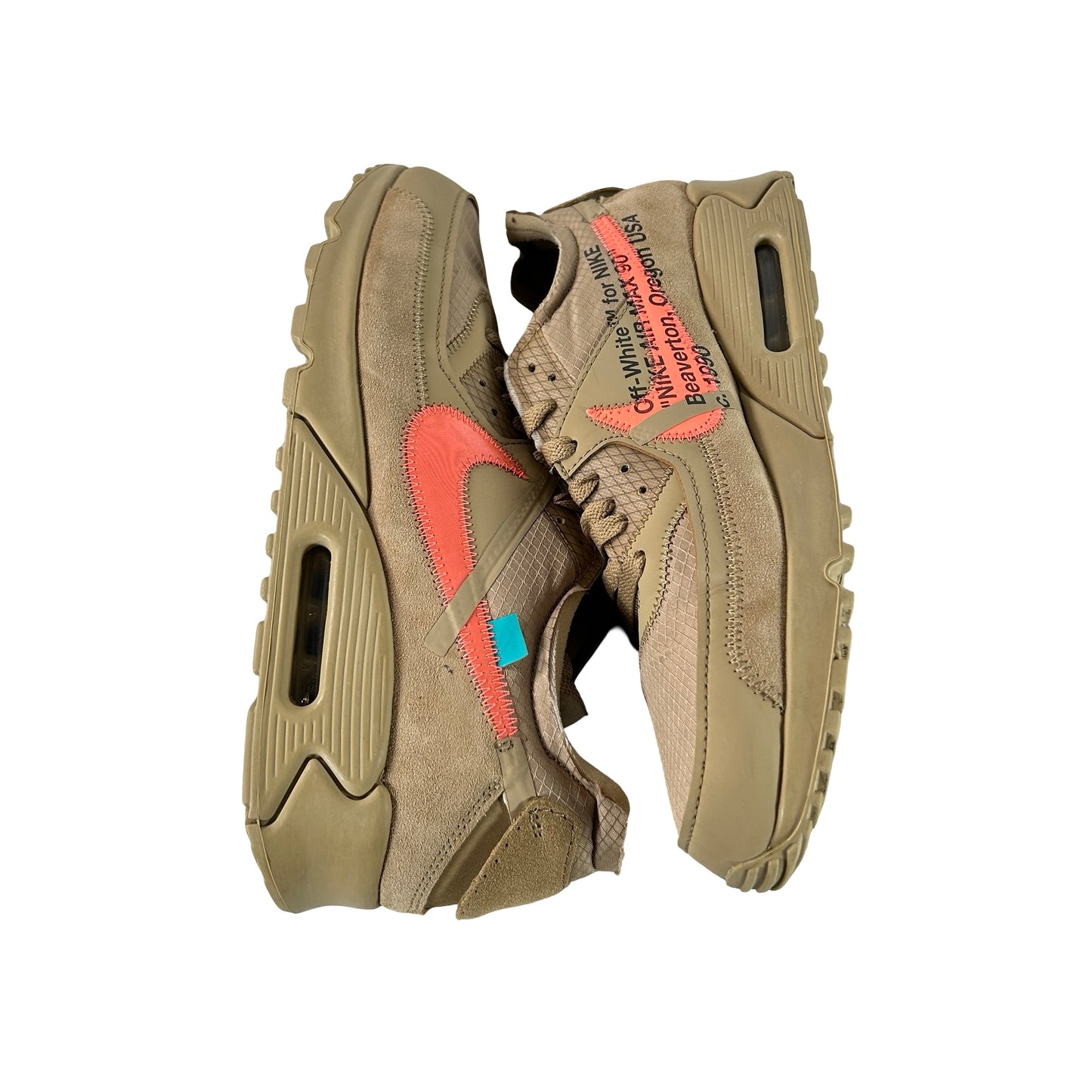 AA7293 200 Nike Air Max 90 Off-White Desert Ore [USED] - 11.5 M (Used)