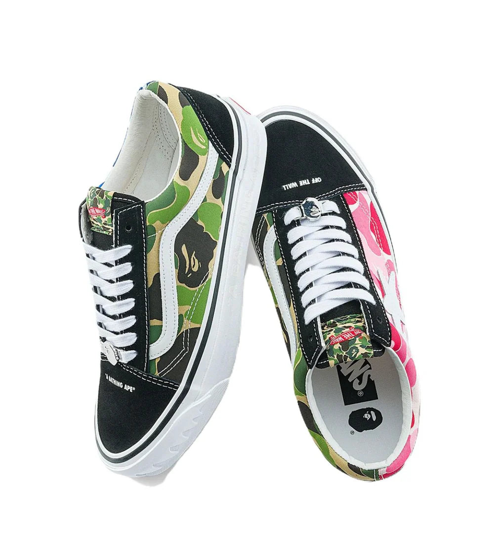 VN000E6VE36 Vans LX Old Skool Bape ABC Multi-Camo