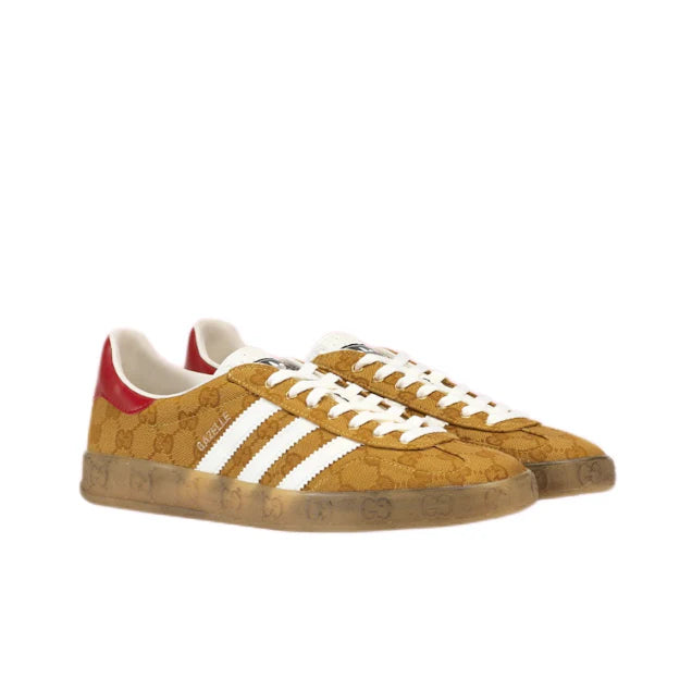 HQ8850 adidas Gazelle Gucci Original GG Beige Brown