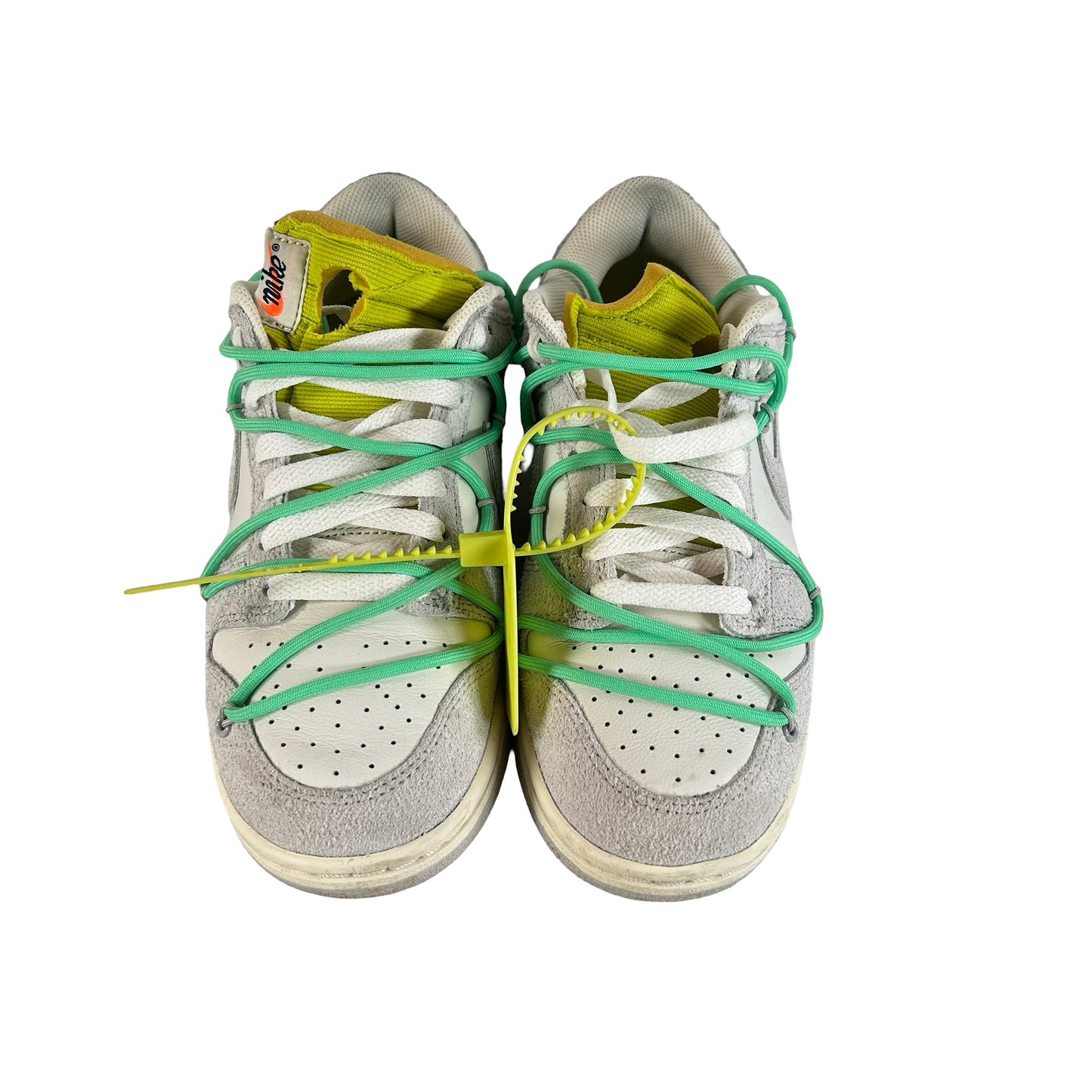 DJ0950 106 Nike Dunk Low Off-White Lot 14 [USED] - 6.5 M (Used)