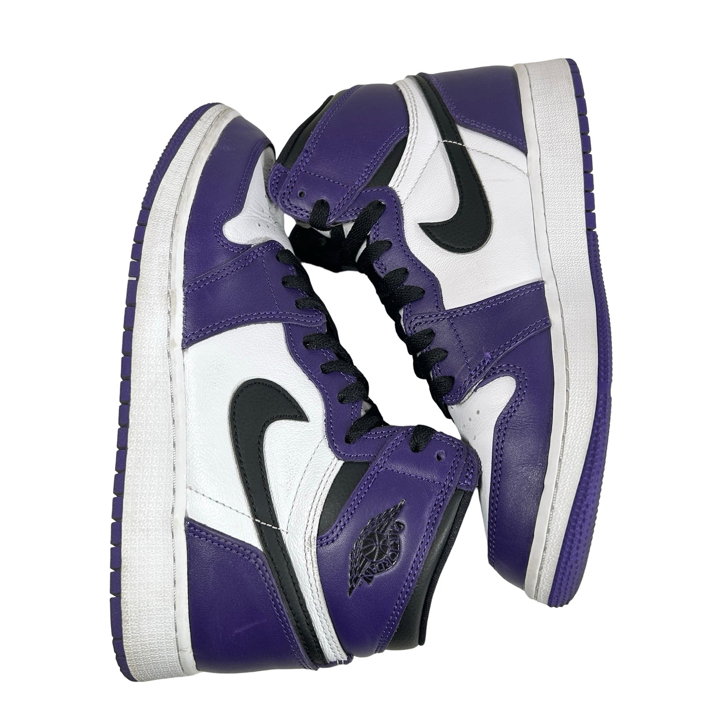 575441 500 Jordan 1 Retro High Court Purple White (GS) [USED] - 5.5 Y (Used)