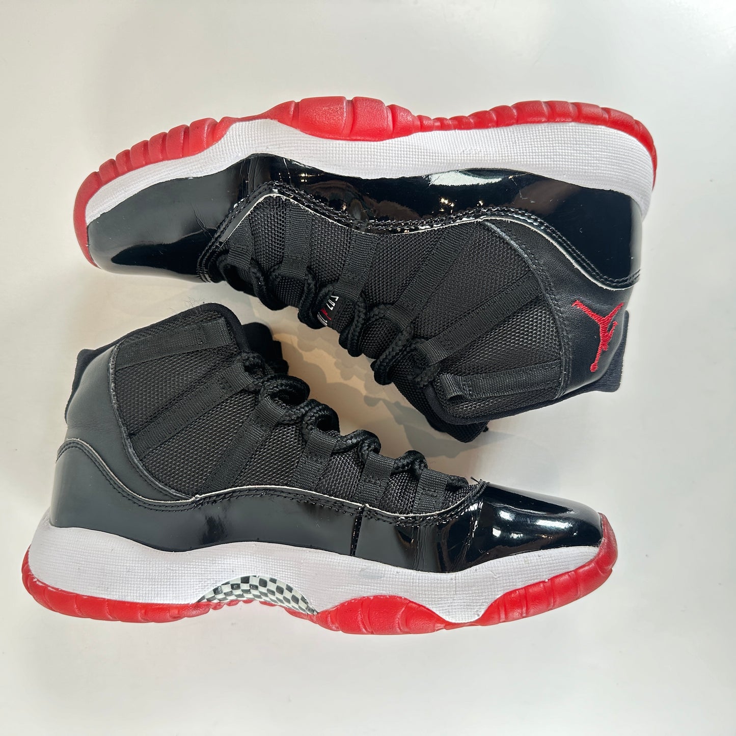 378038 061 Jordan 11 Retro Playoffs Bred (2019) (GS) [USED] - 5 Y (Used) (No Box)