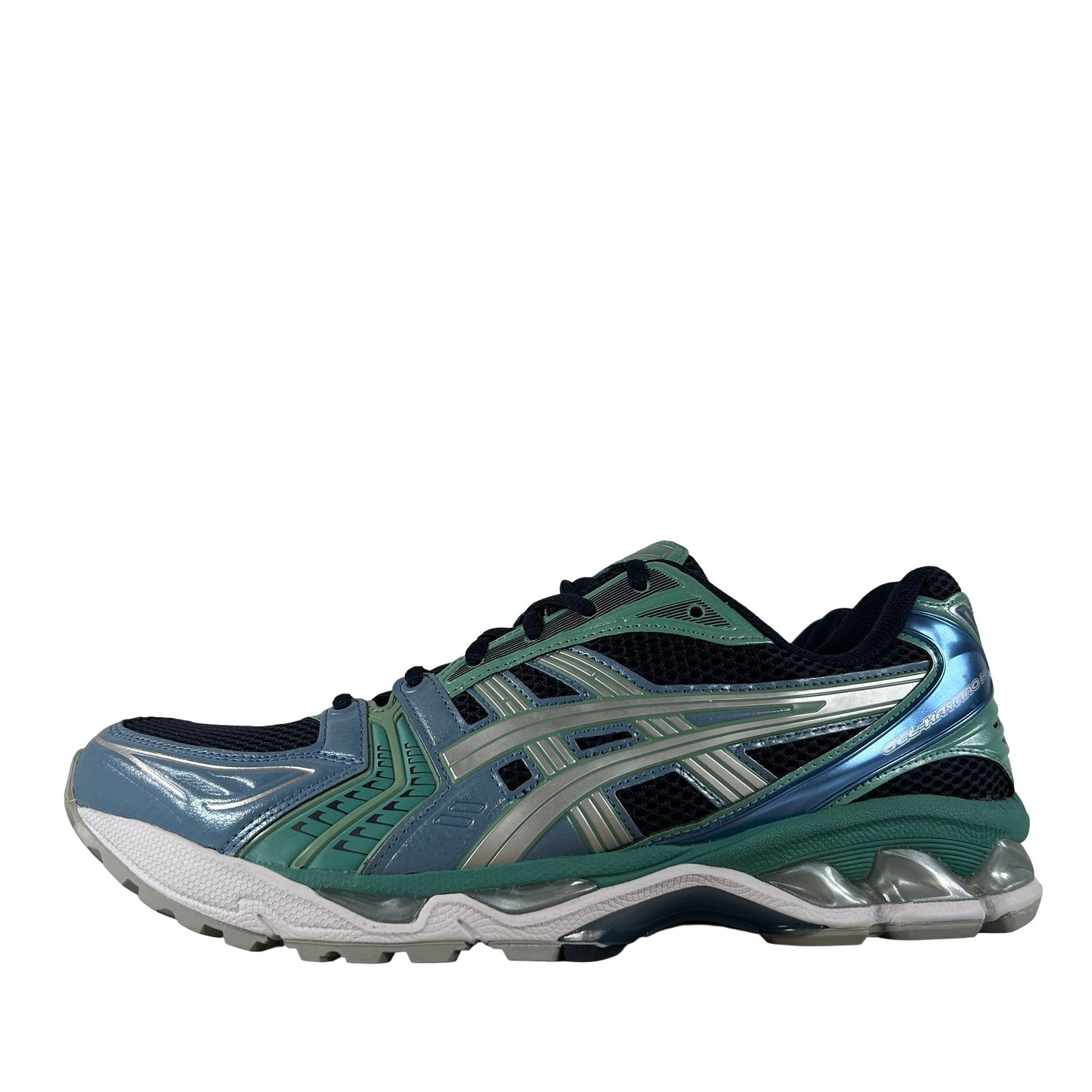 1201A019 402 ASICS Gel-Kayano 14 Midnight Blue Pure Silver Aqua [USED] - 11 M (Used) (Replace Box)