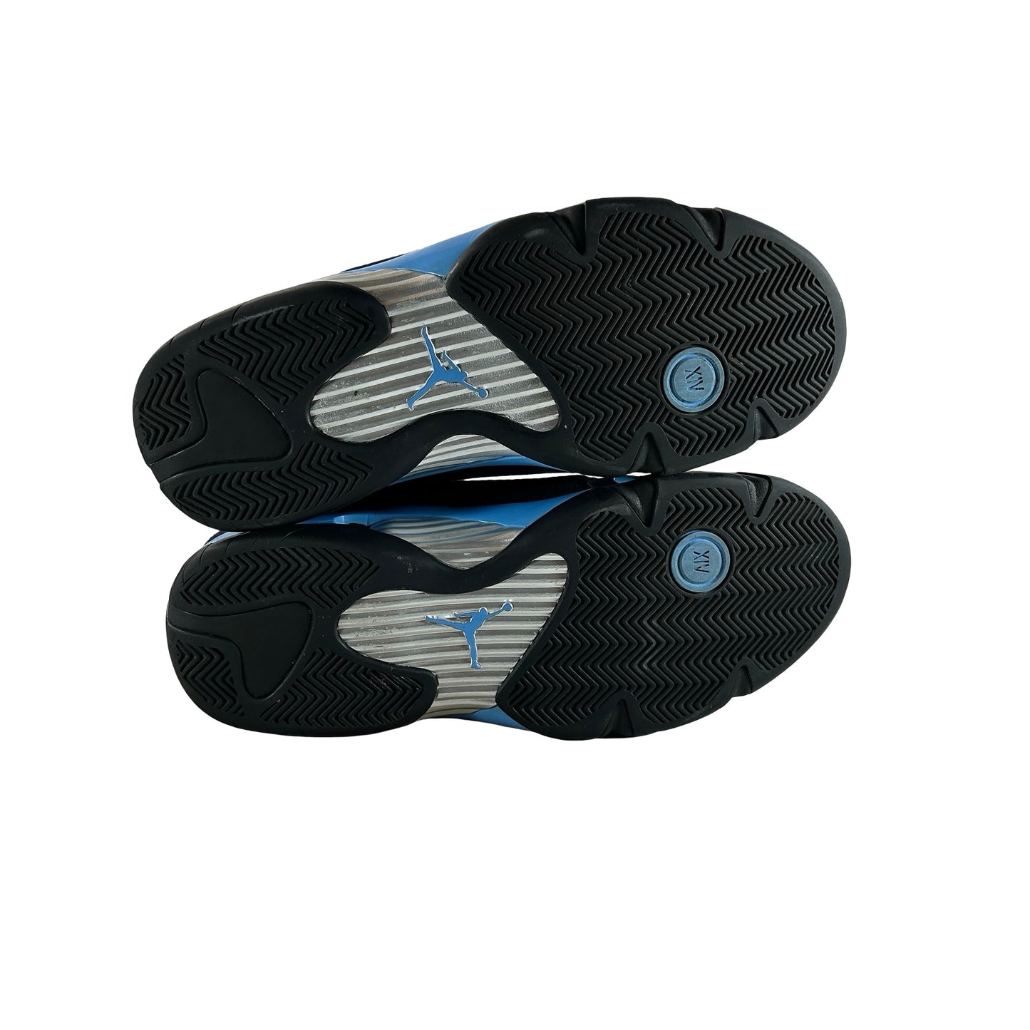 487471 007 Jordan 14 Retro Black University Blue (2026) [USED] - 12 M (Used)