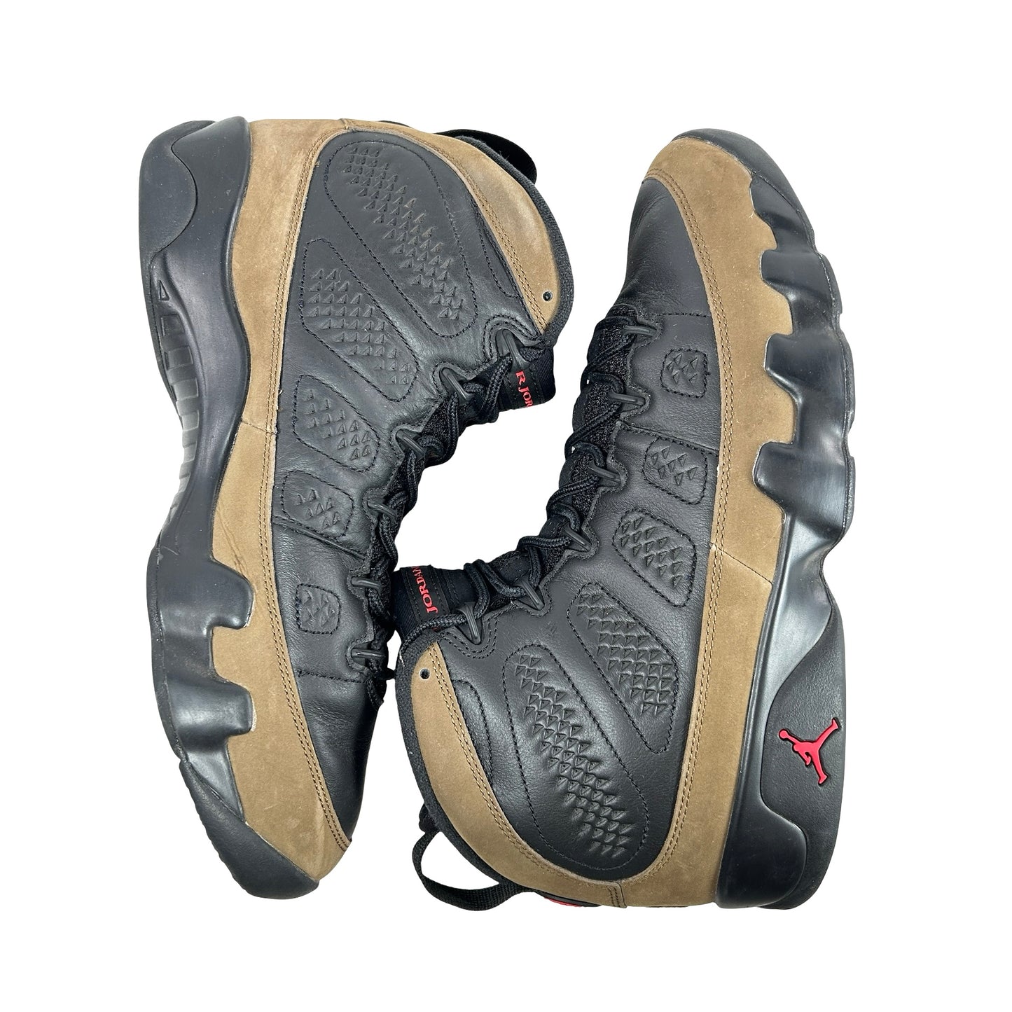 HV4794 030 Air Jordan 9 Retro Olive (2024) [USED] - 11.5 M (Used) (No Box)
