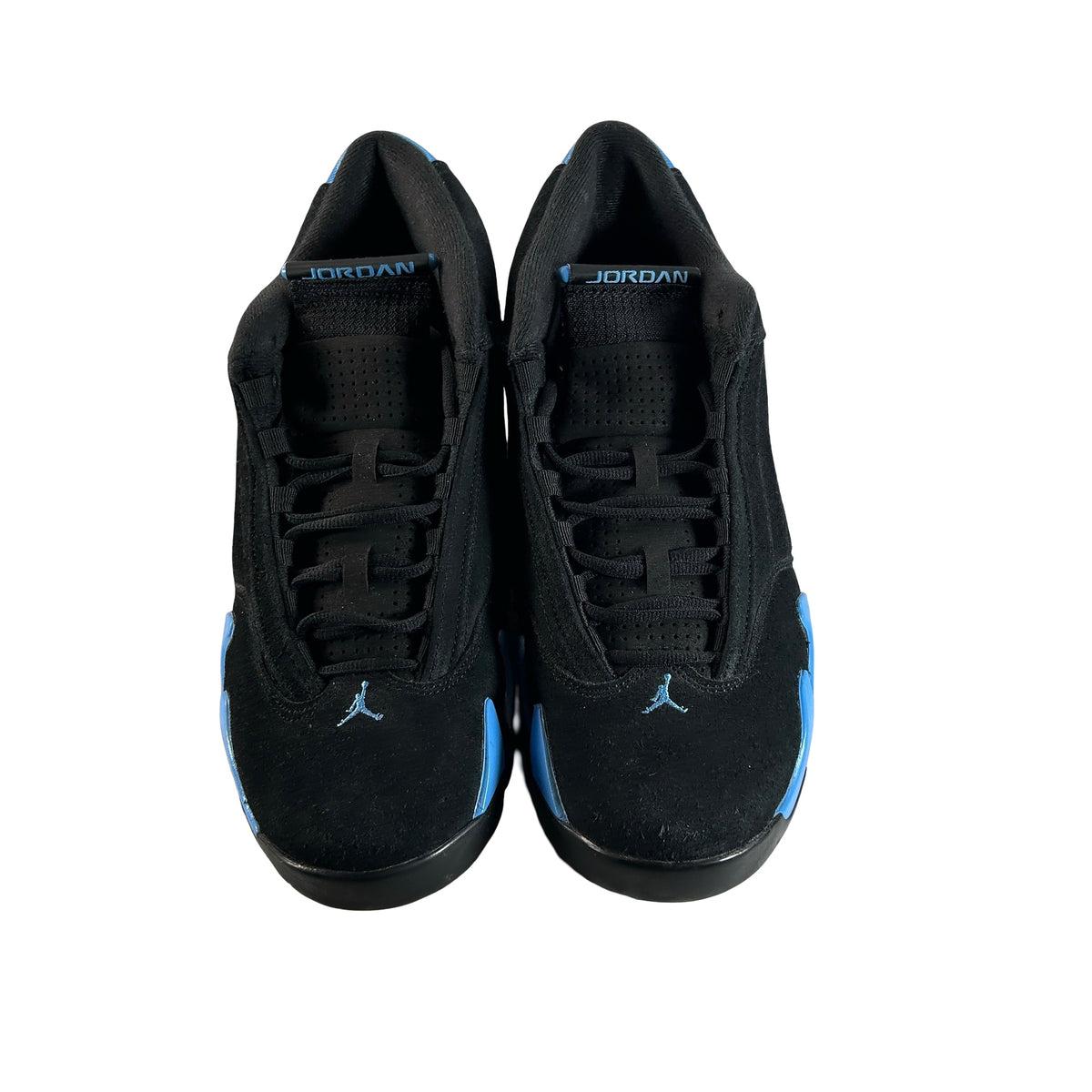487471 007 Jordan 14 Retro Black University Blue (2026) [USED] - 12 M (Used6)