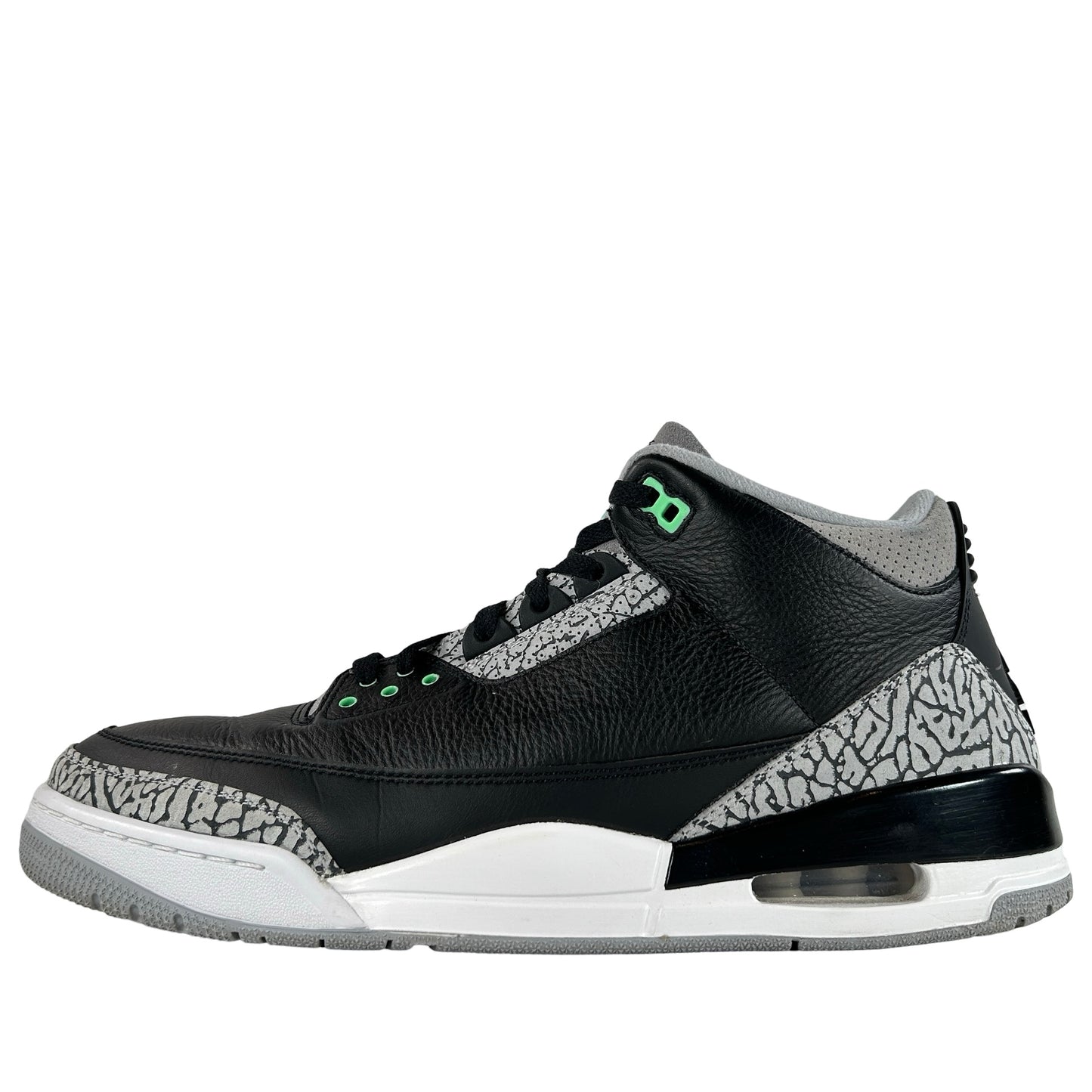 CT8532 031 Jordan 3 Retro Green Glow [USED] - 13 M (Used3)