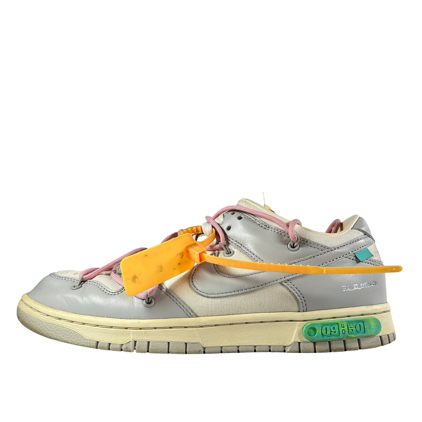 DM1602 109 Nike Dunk Low Off-White Lot 9 [USED] - 11 M (Used)