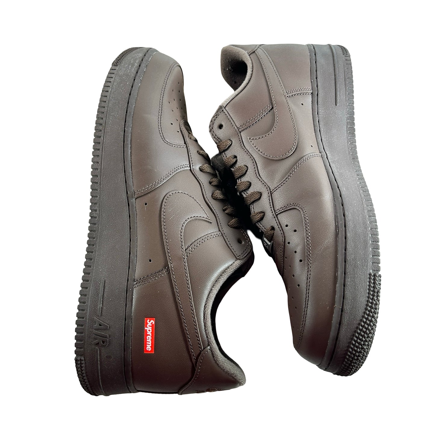 CU9225 200 Nike Air Force 1 Low Supreme Baroque Brown [USED] - 13 M (Used) (Replace Box)
