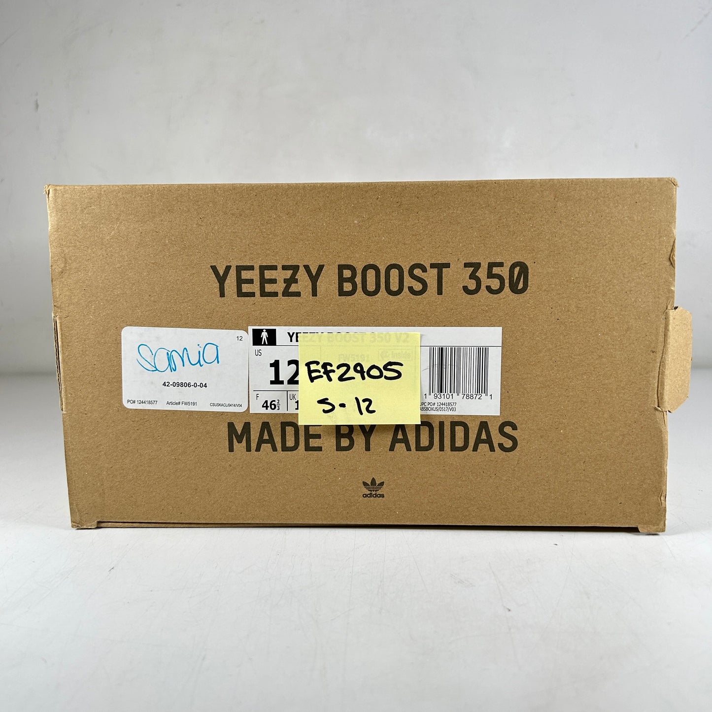 EF2905 Yeezy 350 V2 Static Non-Reflective [USED] - 12 M (Used) (Replace Box)