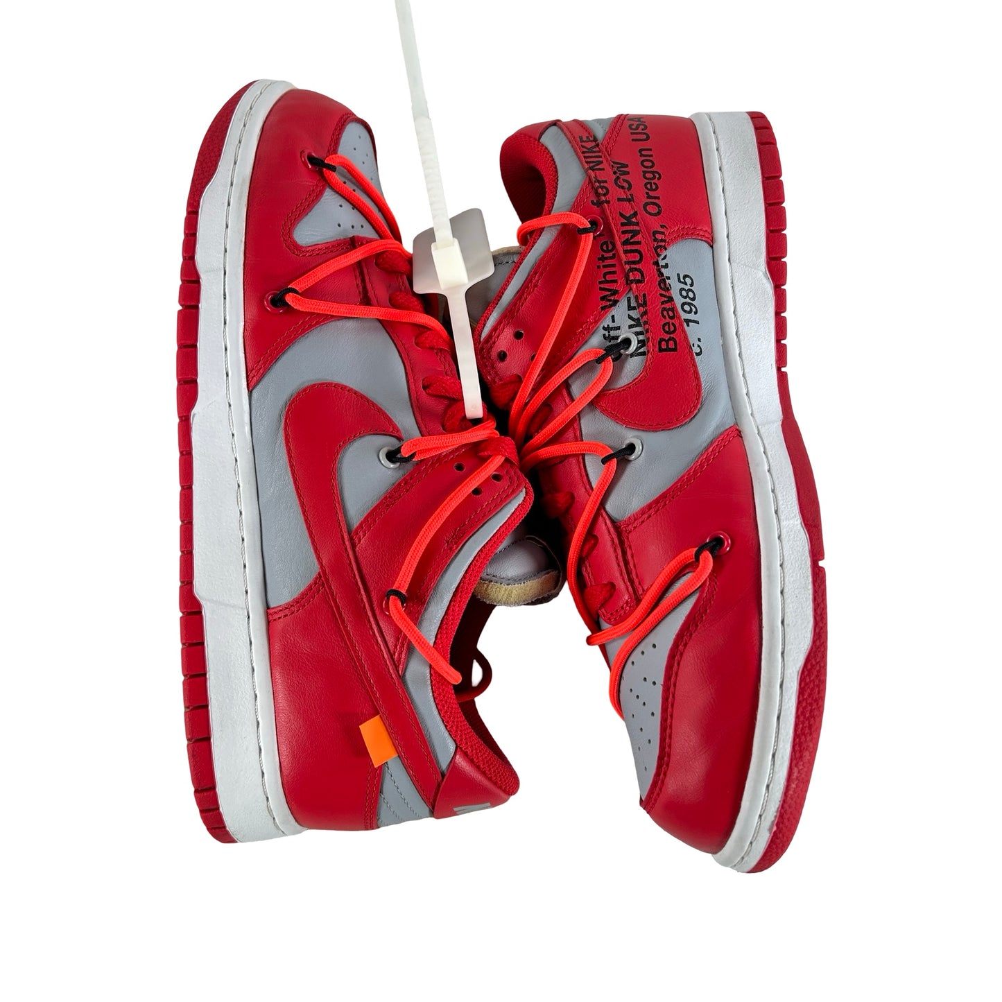 CT0856 600 Dunk Low Off-White Red [USED] - 9 M (Used2)